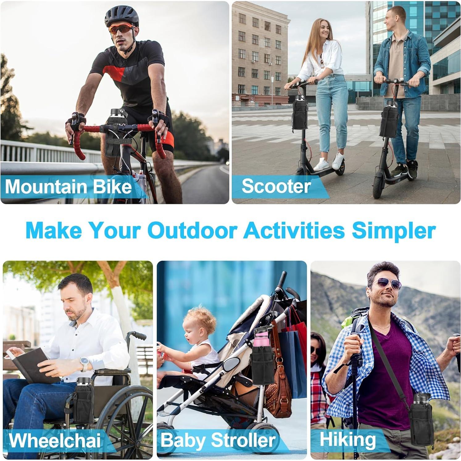 Soporte para Botella de Agua Desing Wish 32-40oz Negro