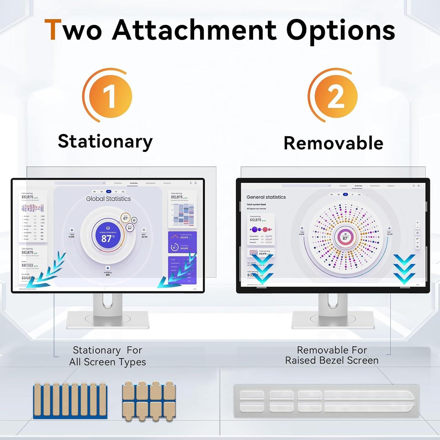 Filtro de Privacidad Mamol 23" para Monitor 16:9 - 2 Paquete