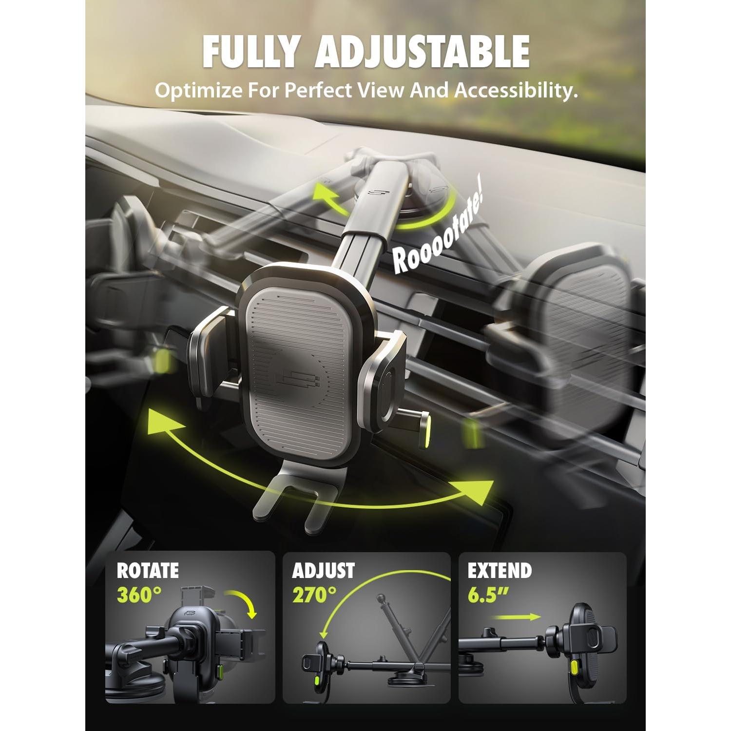 Soporte para Teléfono Móvil Bracketron Easy OneClick Negro