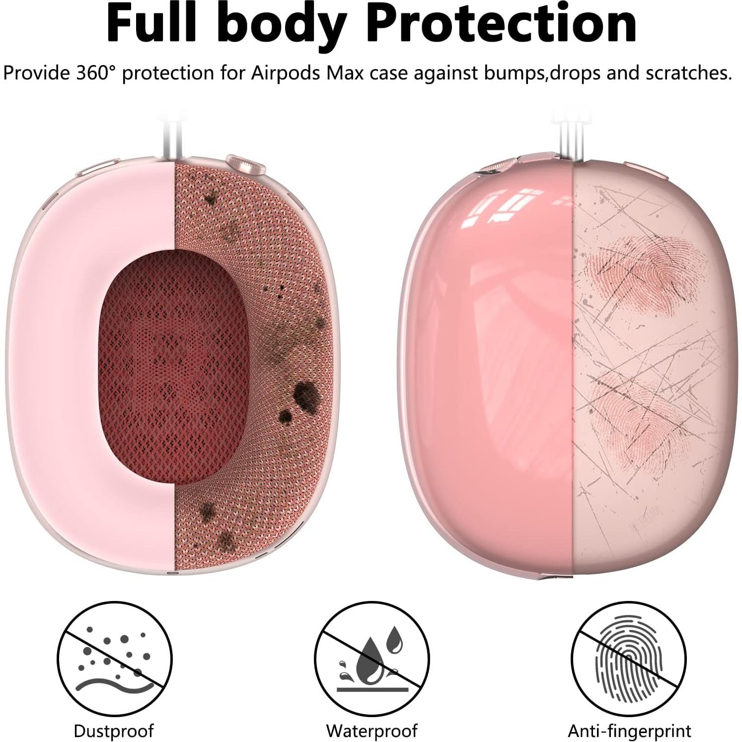 Funda 4 en 1 para Auriculares AirPods Max MINDRESY Rosa