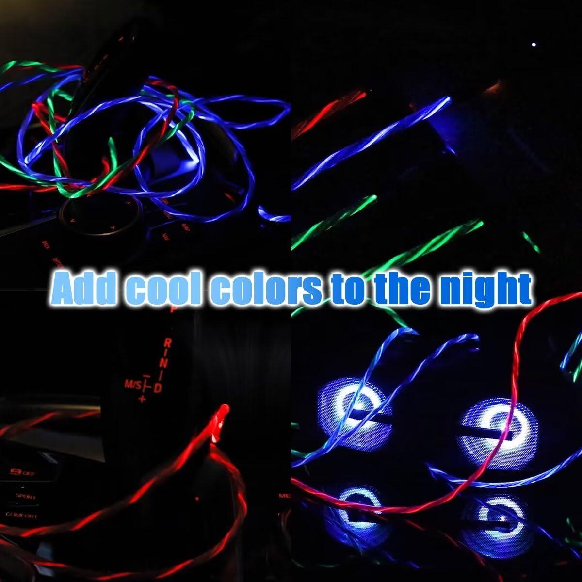 Cable de Carga Magnético EndlesShine 3 en 1 1.0/2.0 m Azul