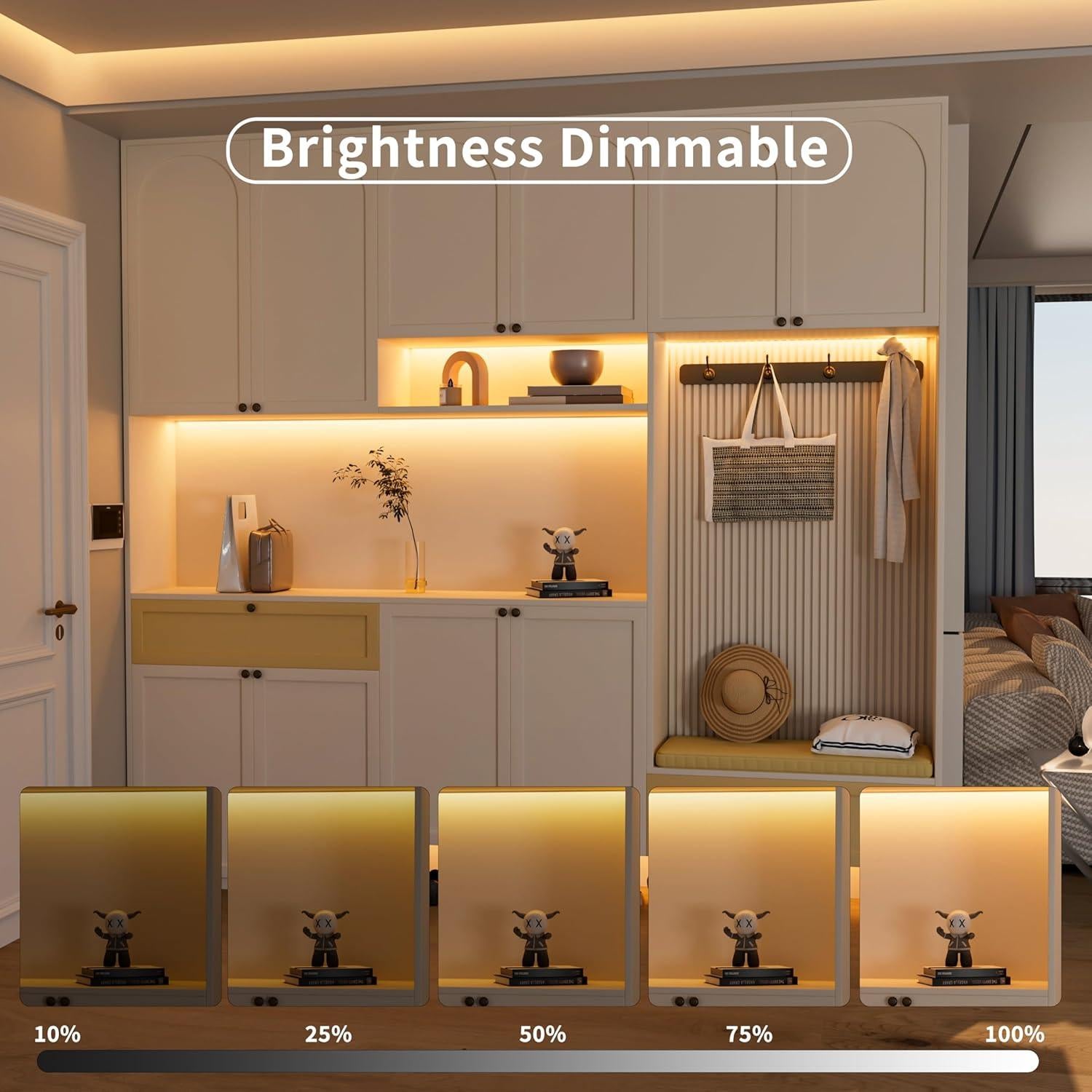 Tira LED COB 6.1m MIWISE 2700K Regulable CRI 90+