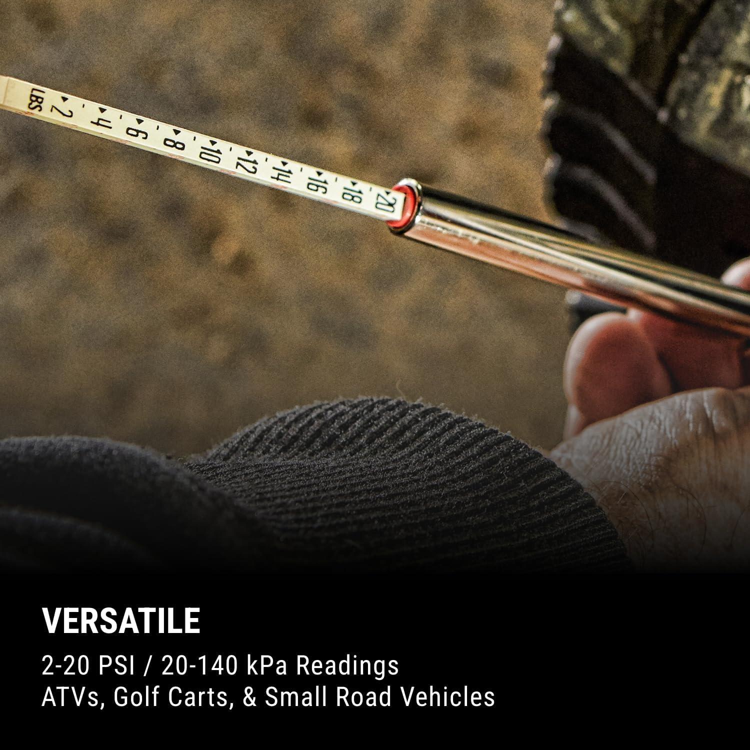 Medidor de Presión de Neumáticos Milton S-917, 2-20 PSI
