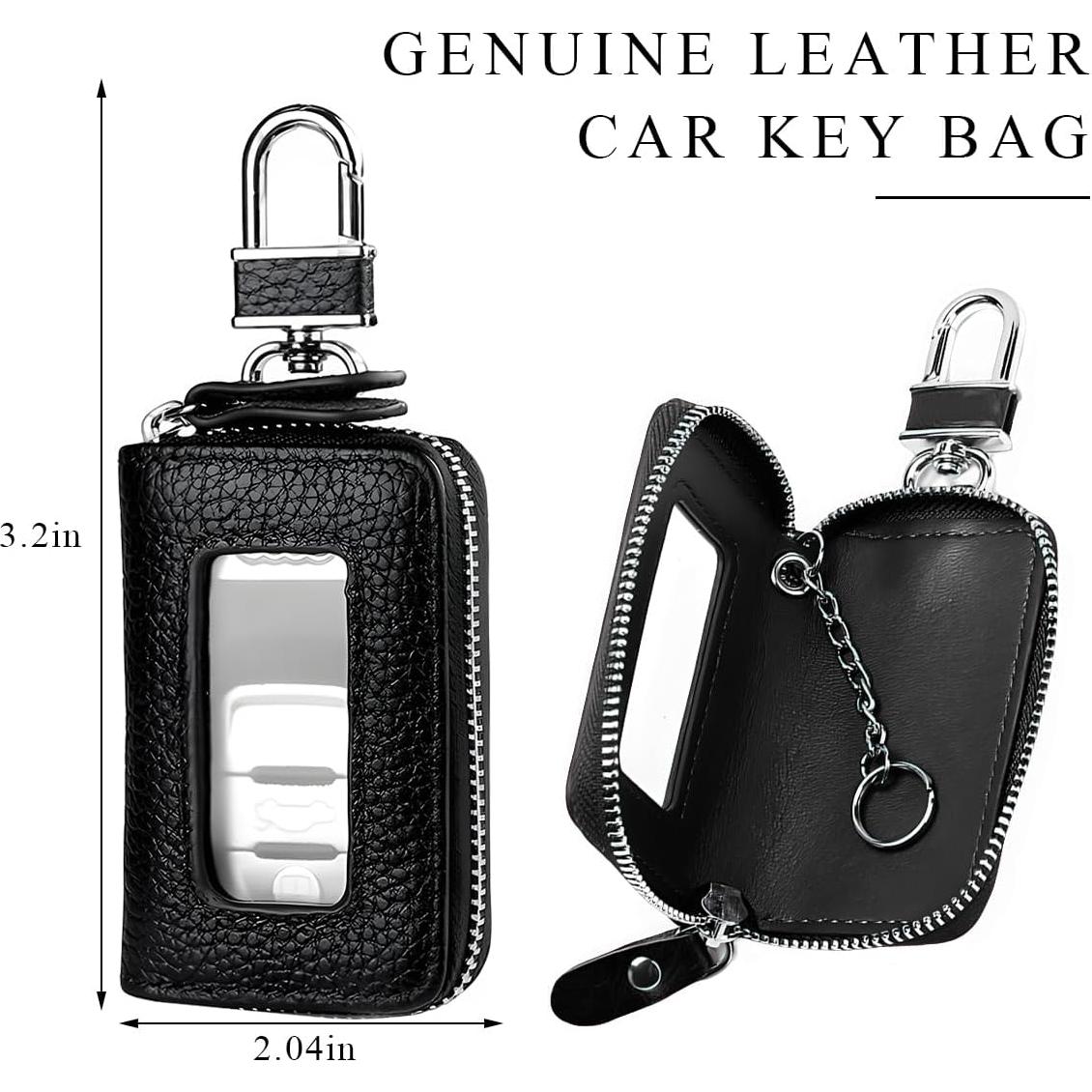 Funda de Llave de Coche Gasedin con Gancho y Ventana Transparente