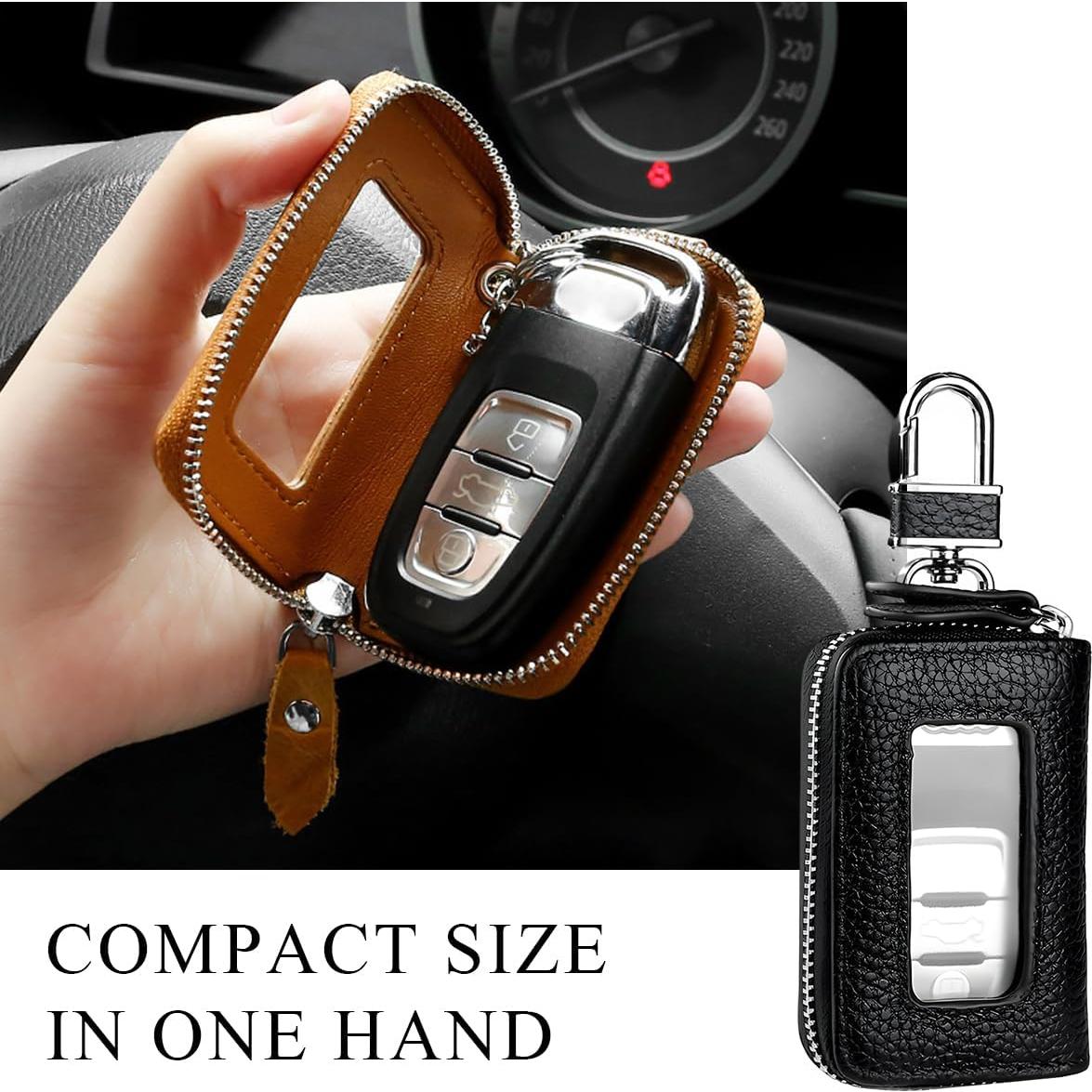 Funda de Llave de Coche Gasedin con Gancho y Ventana Transparente