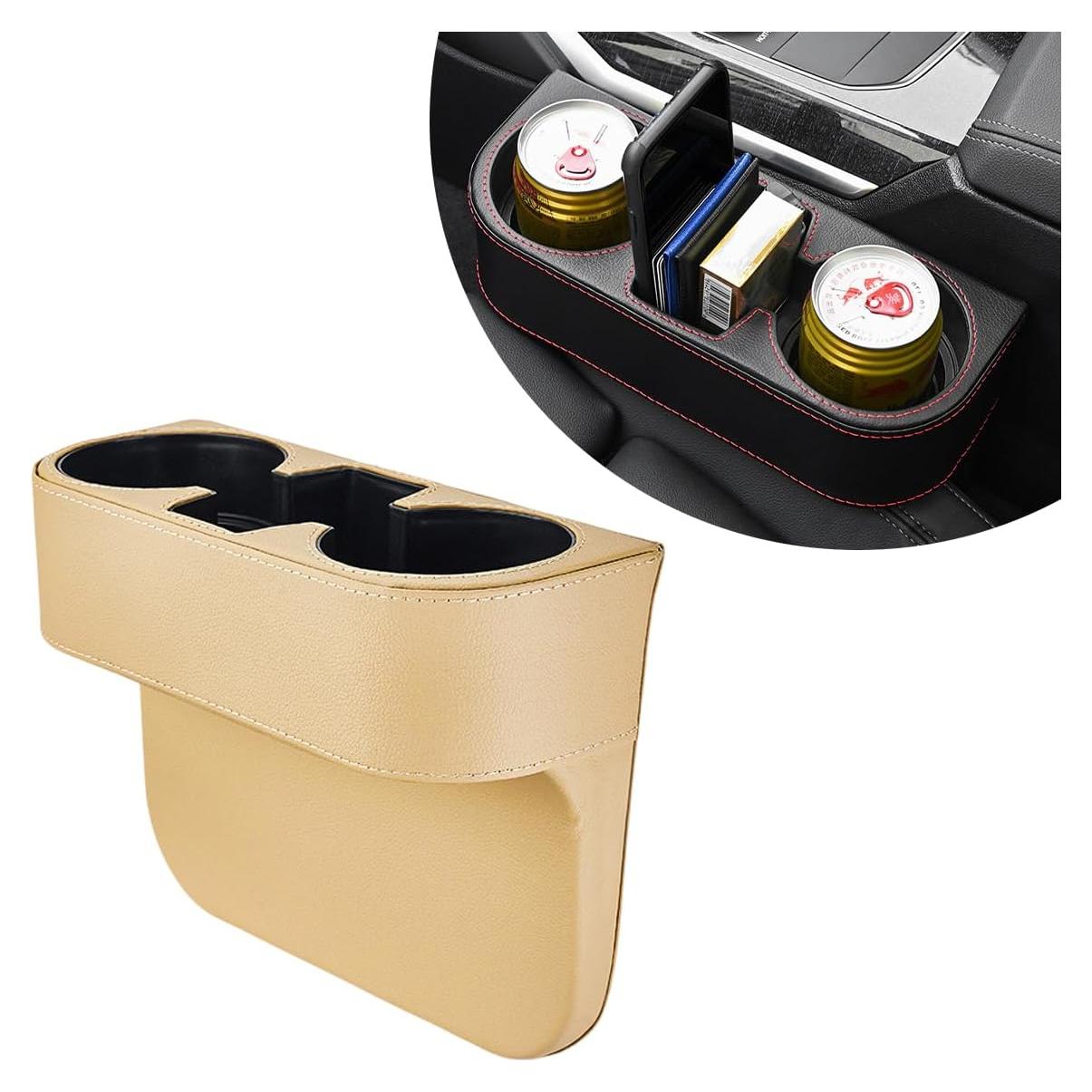 Organizador de Relleno para Portavasos de Coche DXNQ Beige