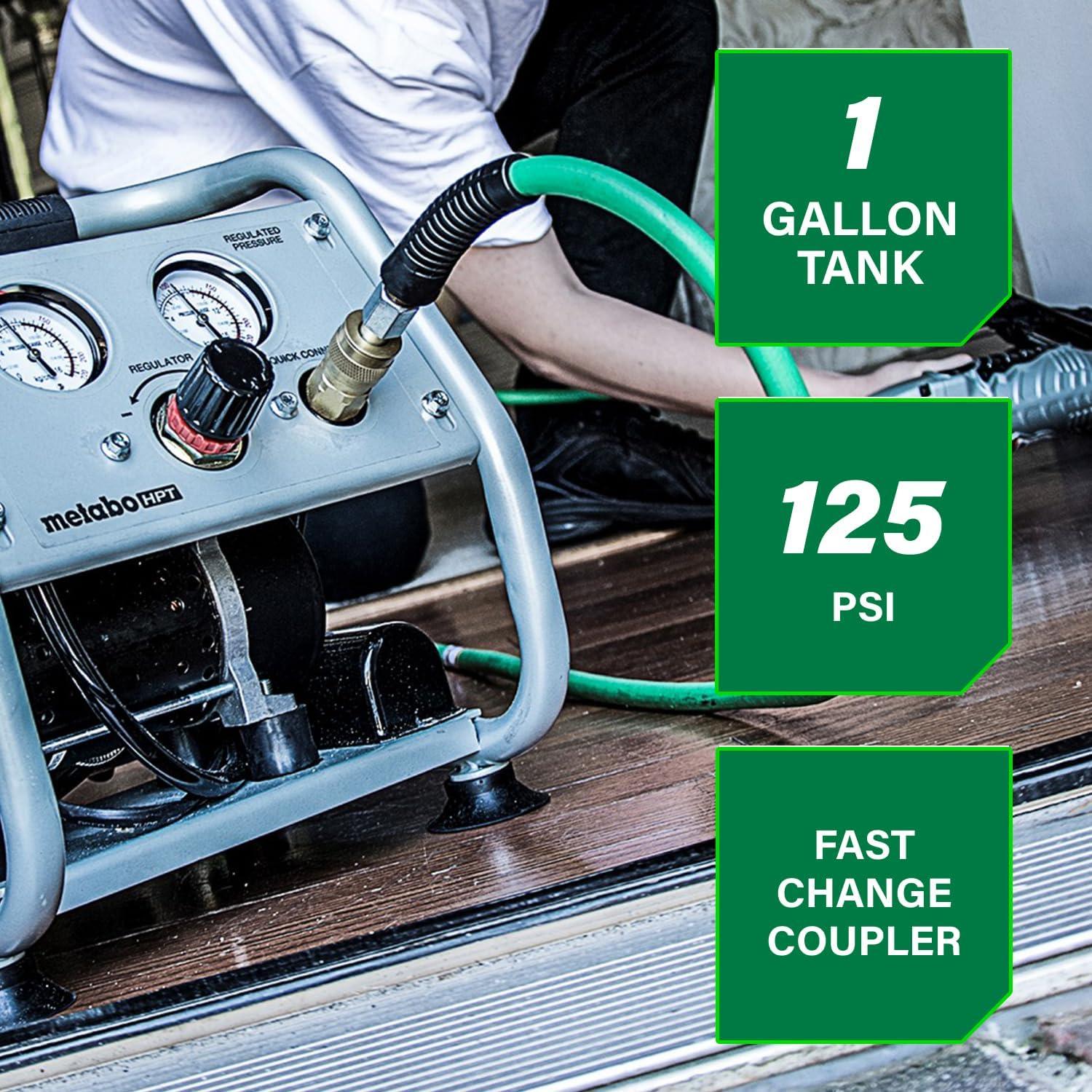 Compresor de Aire Silencioso Metabo HPT EC28M 1 Galón 59 dB