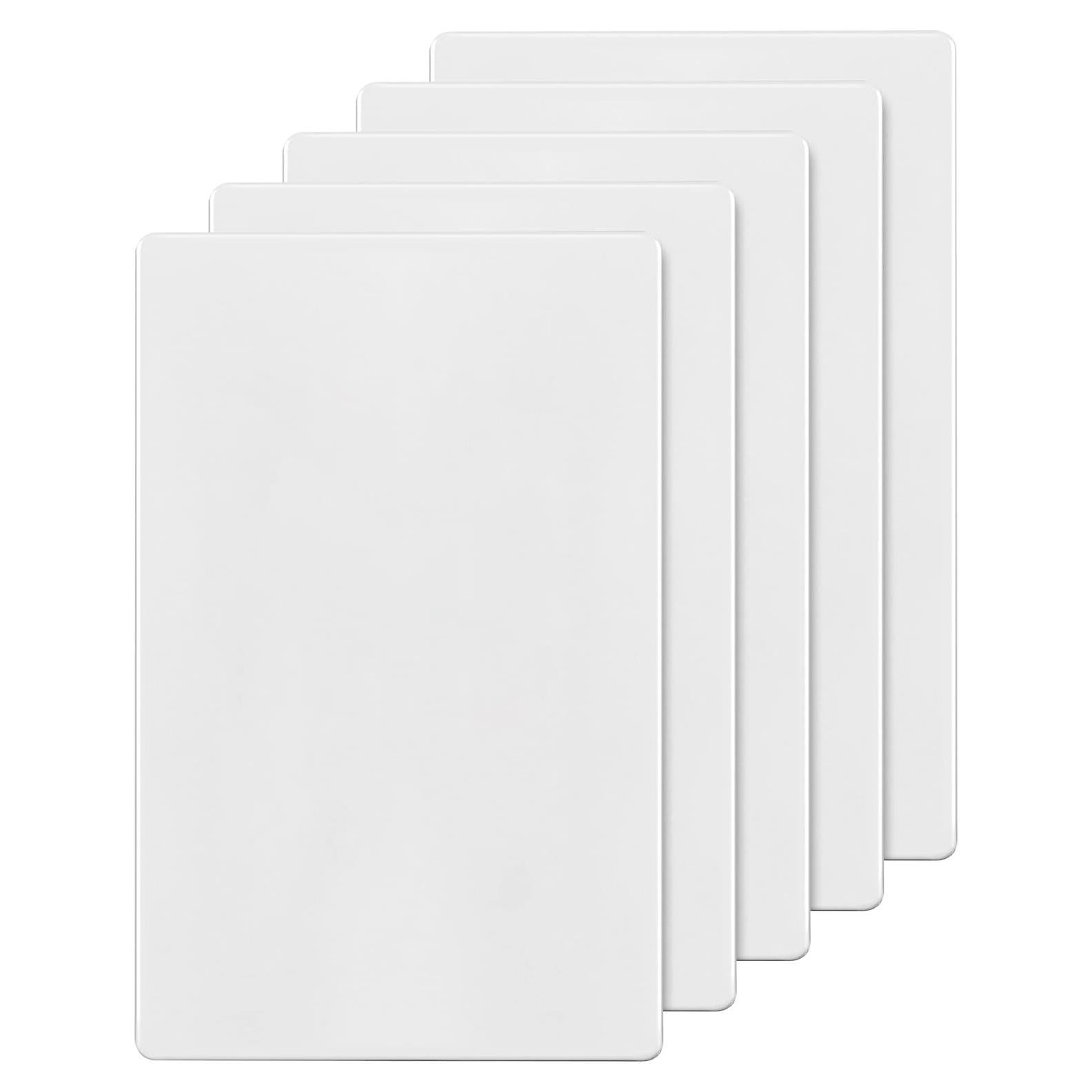 Placa de Pared ENERLITES SI8801-W, 5 Unidades, Blanco