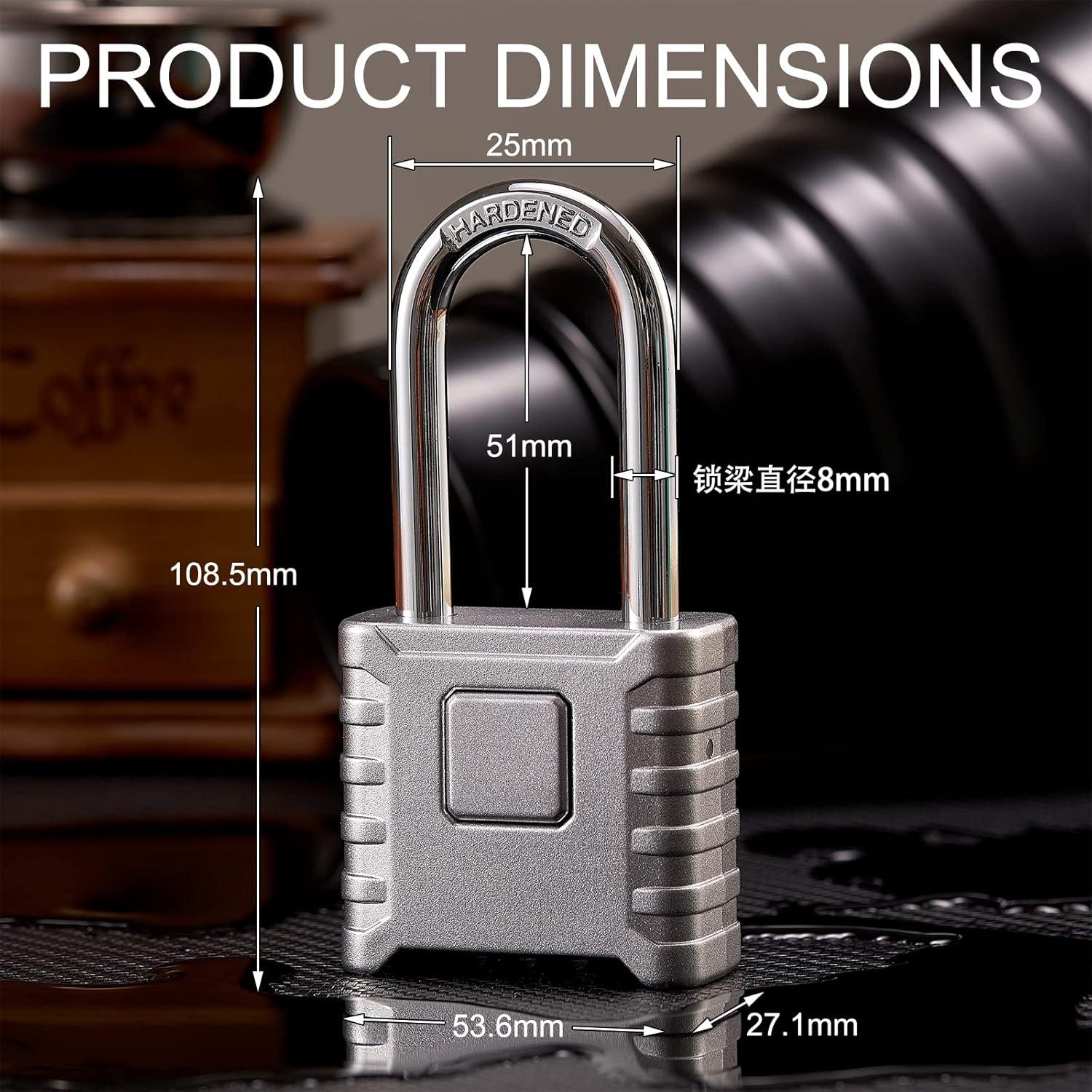Candado de Combinación ZGSJ 837 Alta Resistencia 4 Dígitos