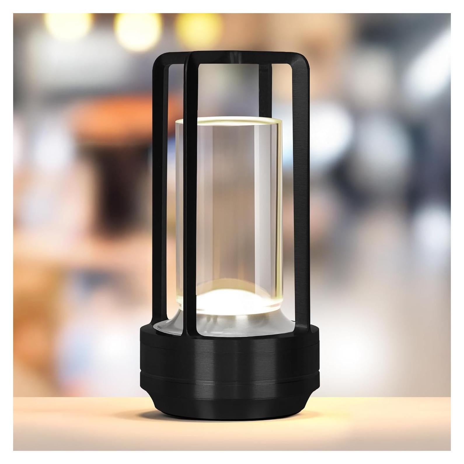 Lámpara de Mesa LED Inalámbrica Baishezhuan A-1 Negra