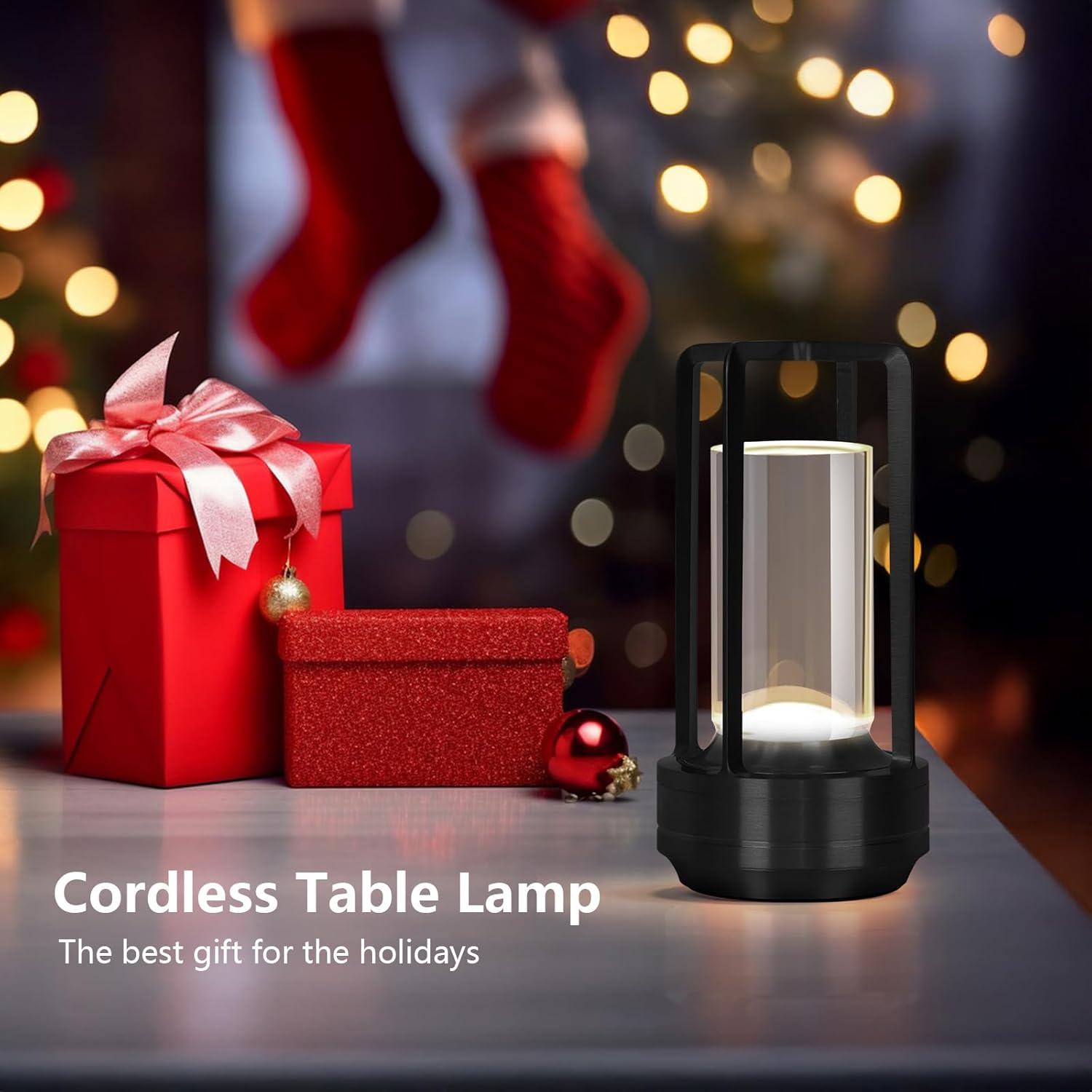 Lámpara de Mesa LED Inalámbrica Baishezhuan A-1 Negra