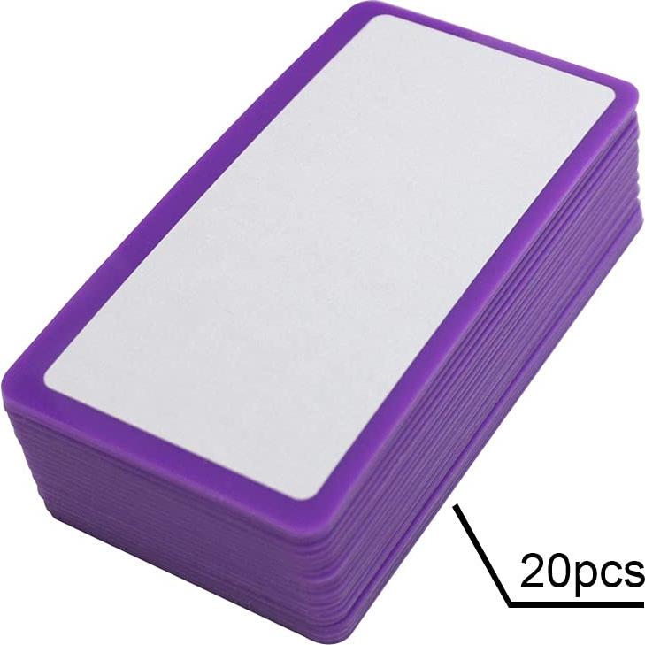 Soporte Protector de Plástico DOURAN 20Pcs 12x6cm para Uñas