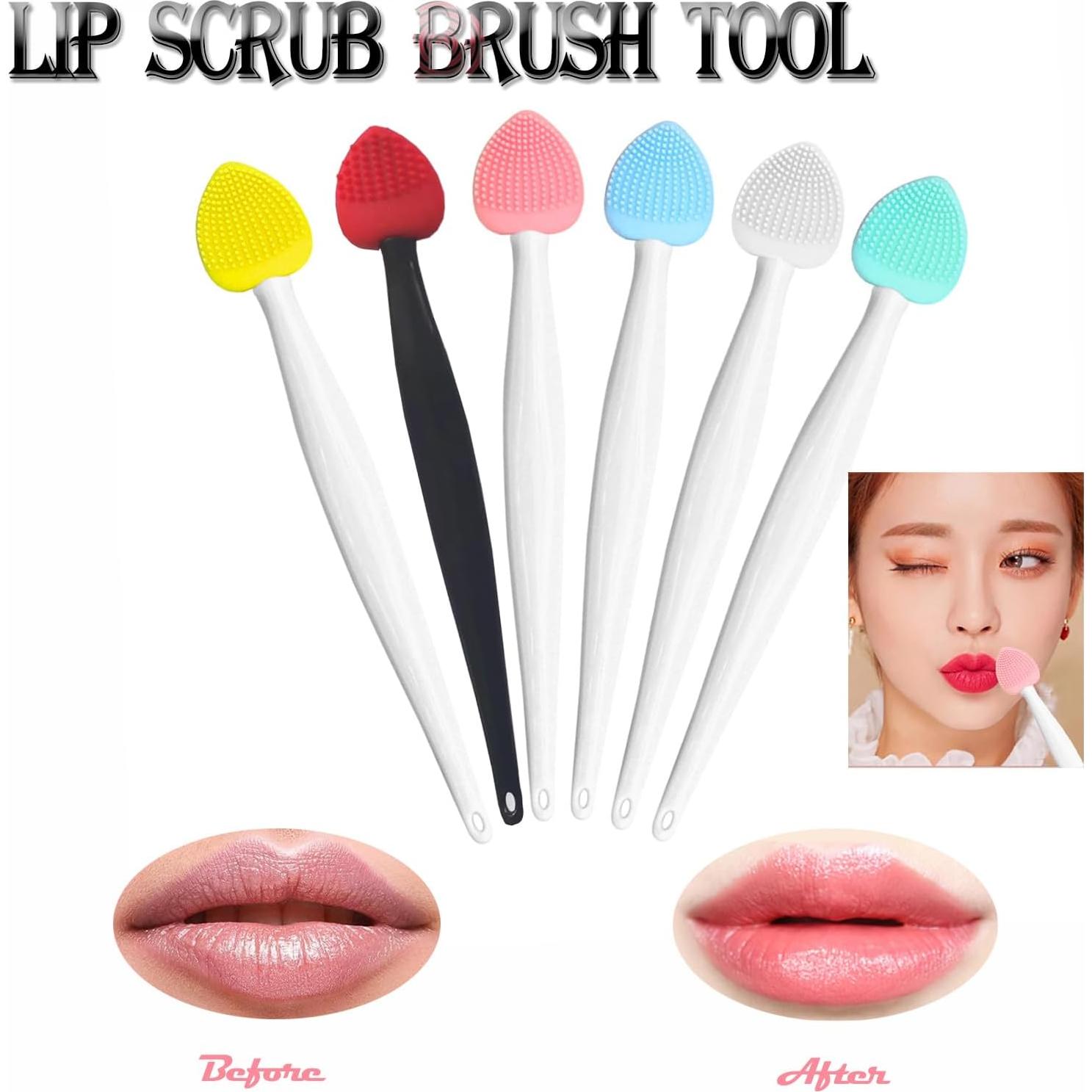 Cepillo Exfoliante de Silicona para Labios - 3 Colores