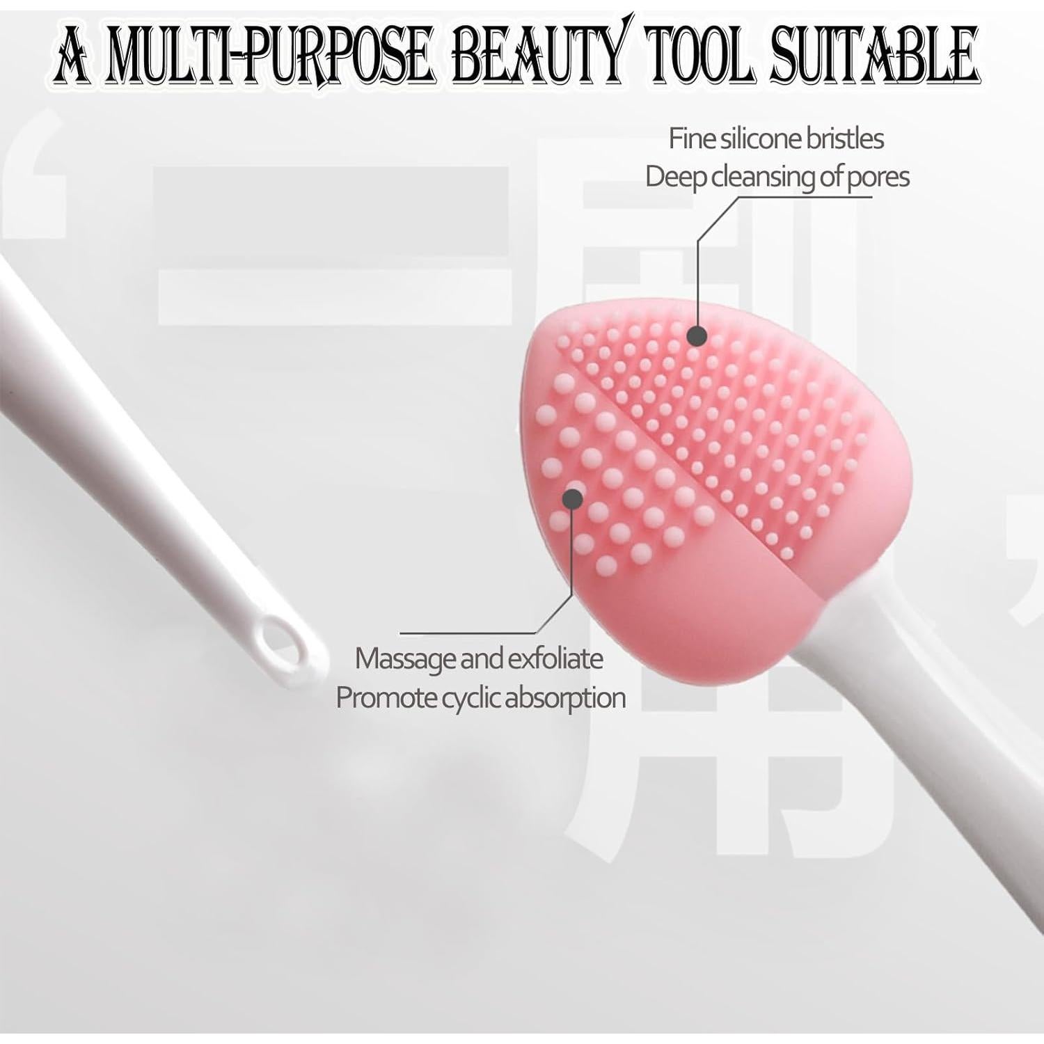 Cepillo Exfoliante de Silicona para Labios - 3 Colores