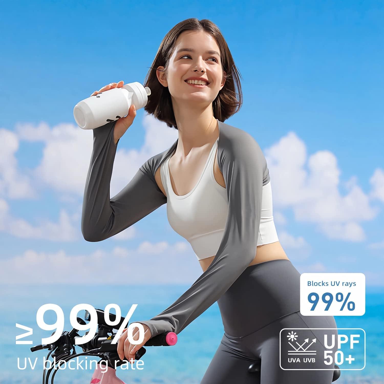 Mangas de Chal Refrigerantes JEONEKID UV para Mujeres - 4 Pzas