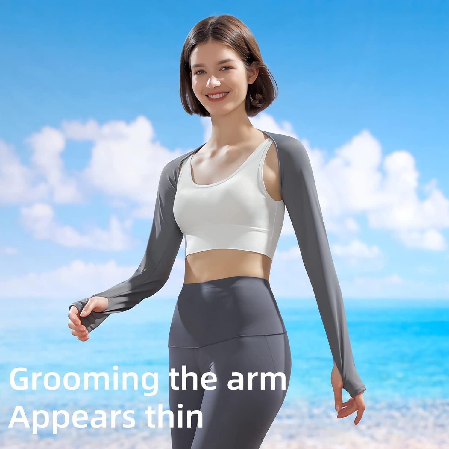 Mangas de Chal Refrigerantes JEONEKID UV para Mujeres - 4 Pzas