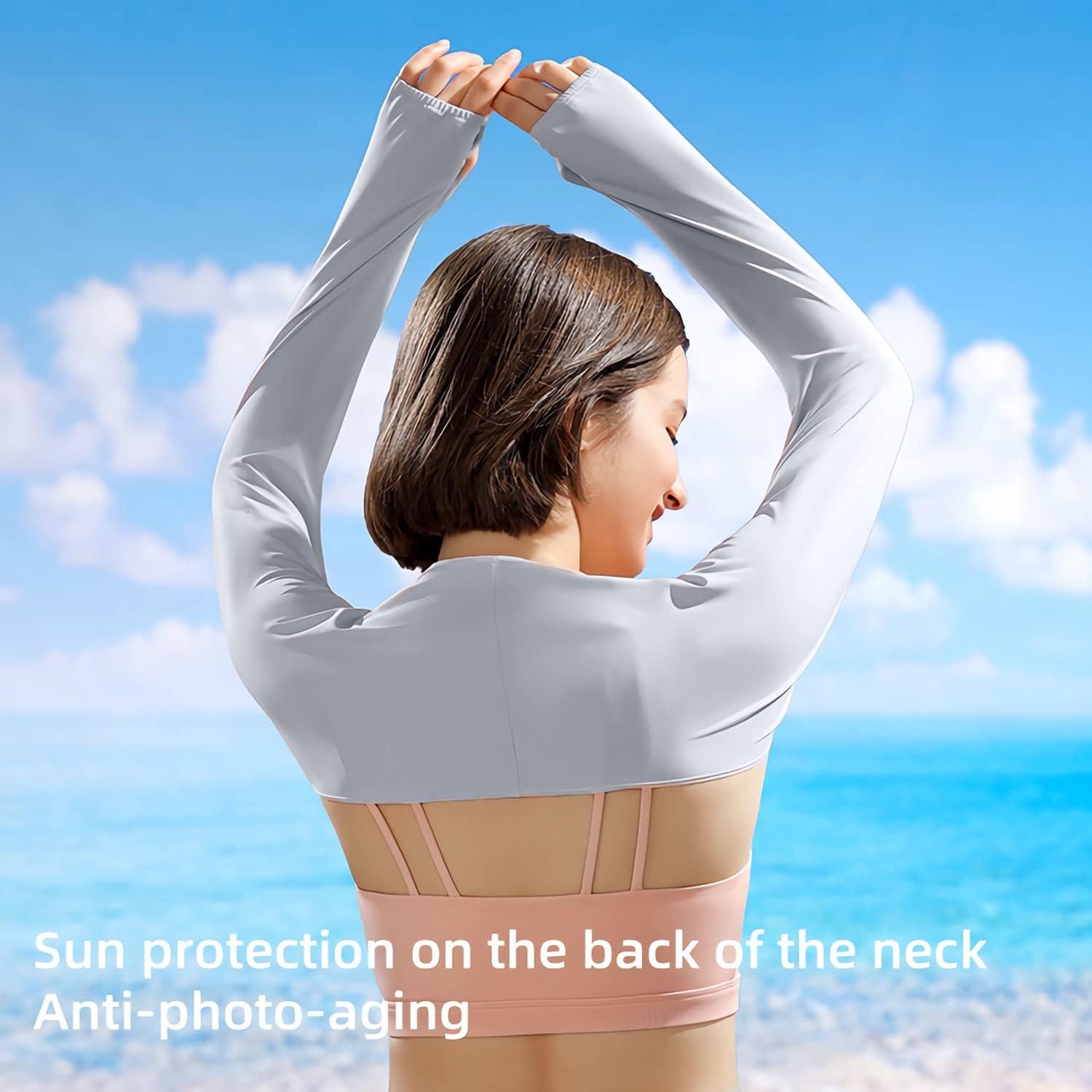 Mangas de Chal Refrigerantes JEONEKID UV para Mujeres - 4 Pzas