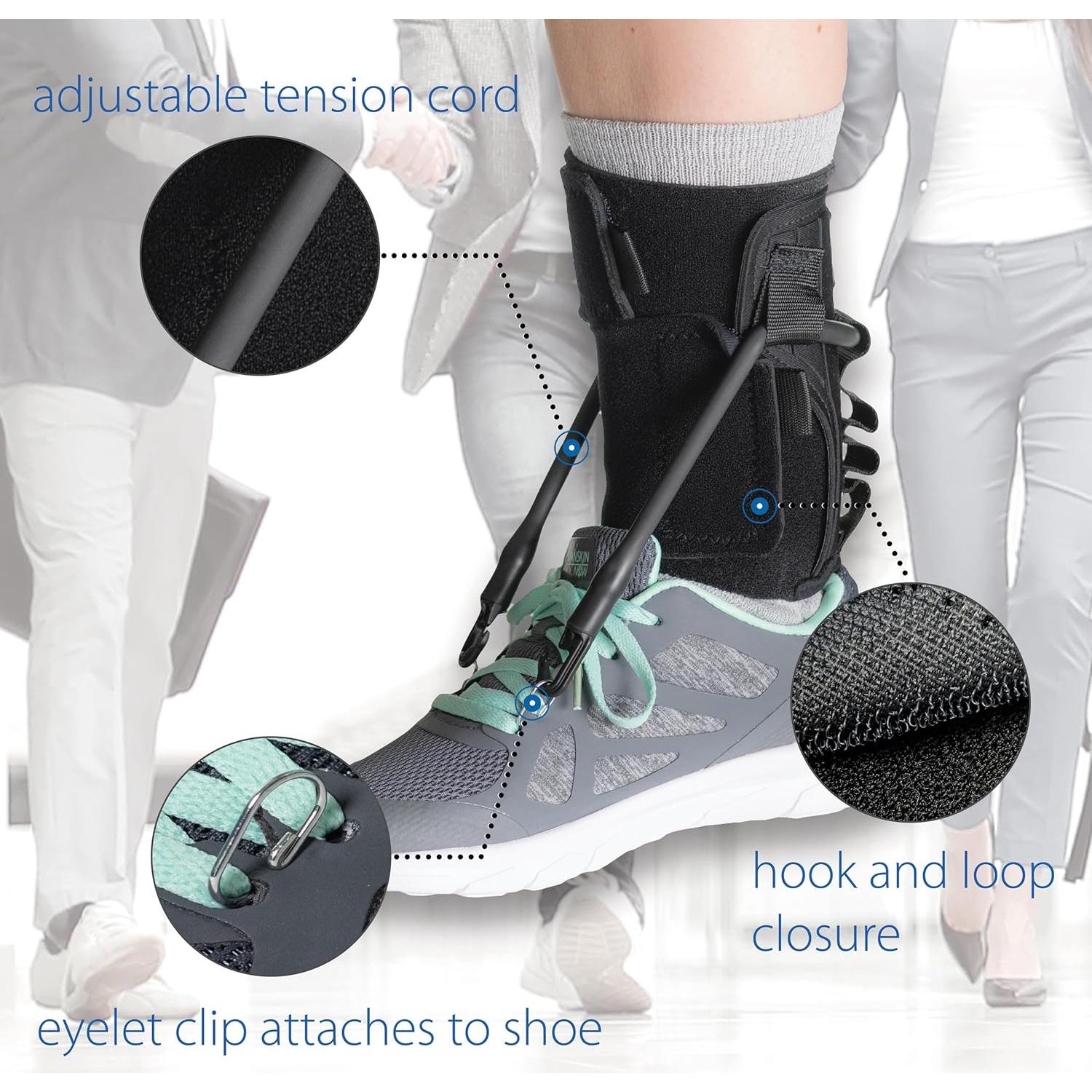 Soporte de Tobillo FootFlexor AFO Ajustable para Hombres y Mujeres