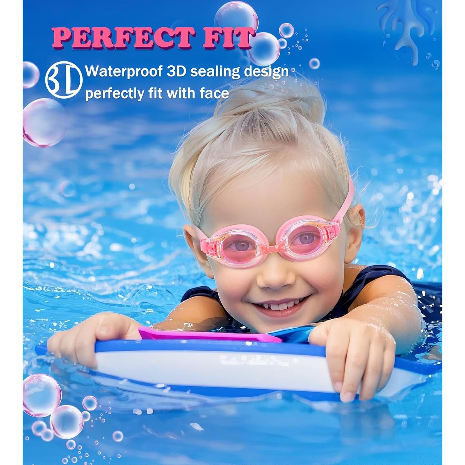 Gafas de Natación Aegend para Niños 4-16 Años Anti-Vaho UV