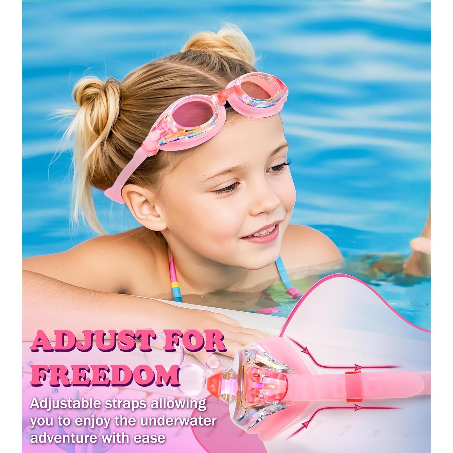 Gafas de Natación Aegend para Niños 4-16 Años Anti-Vaho UV