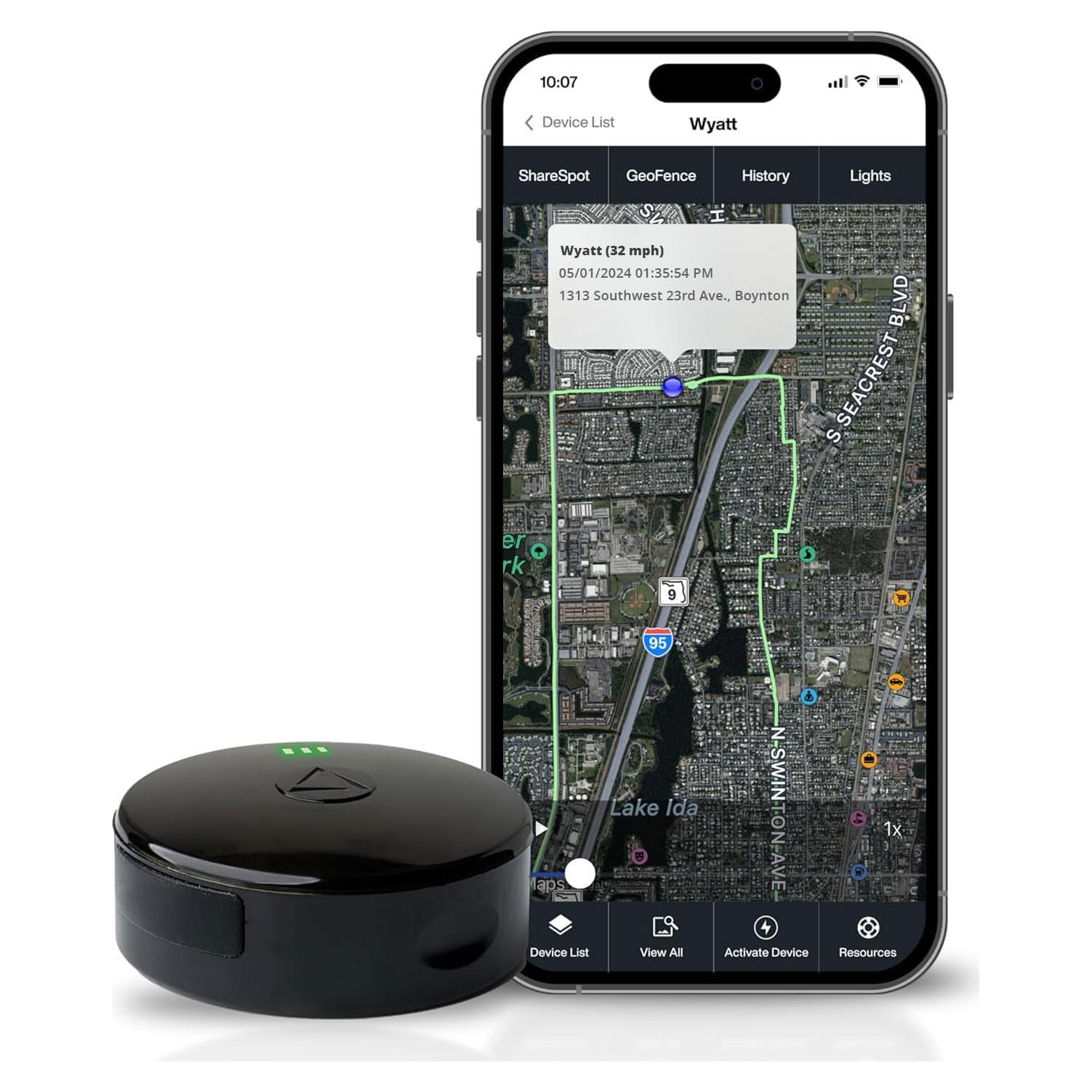 Rastreador GPS LandAirSea 54 Premium Magnético Resistente Agua