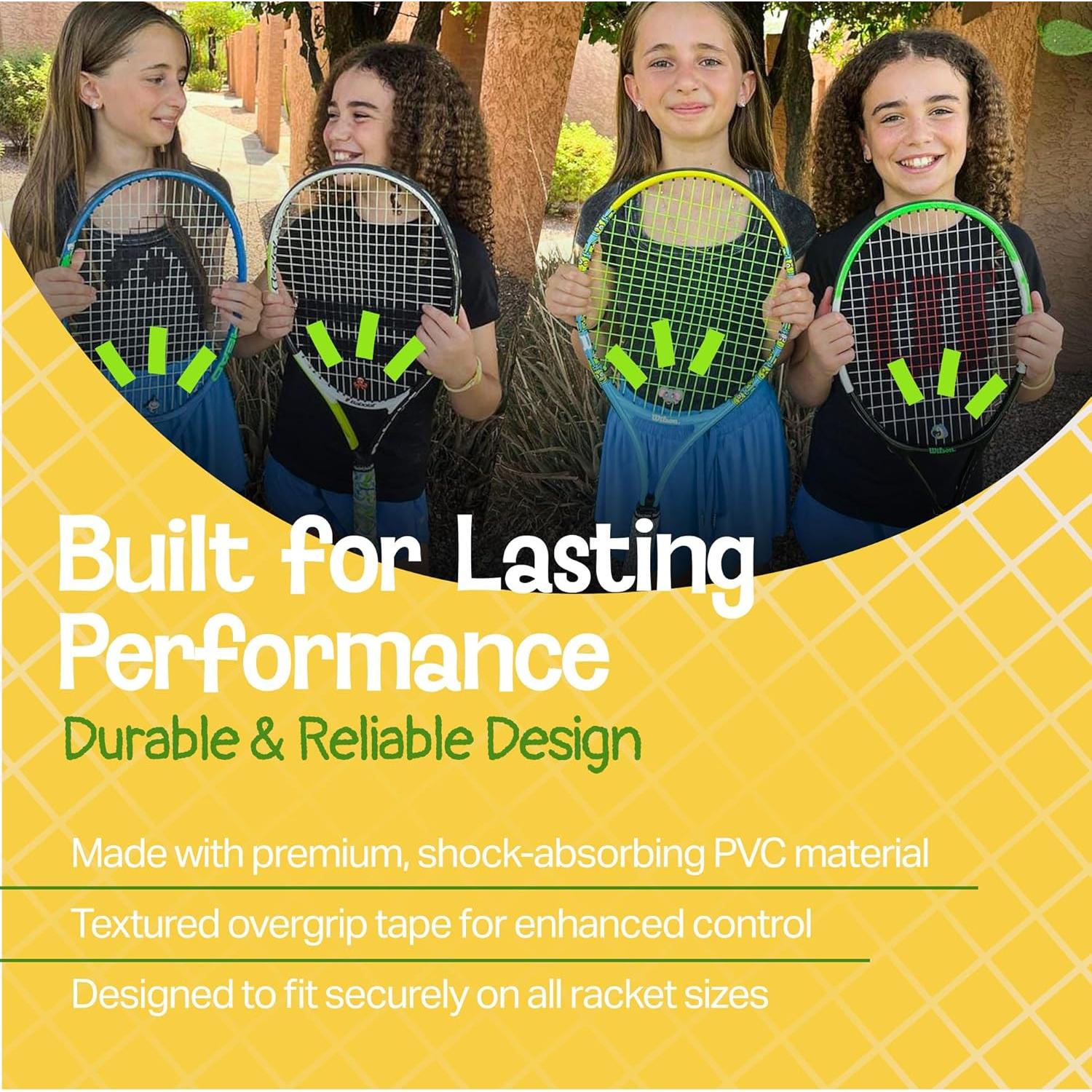 Dampener y Cinta de Overgrip Racket Pets Cocodrilo Tenis