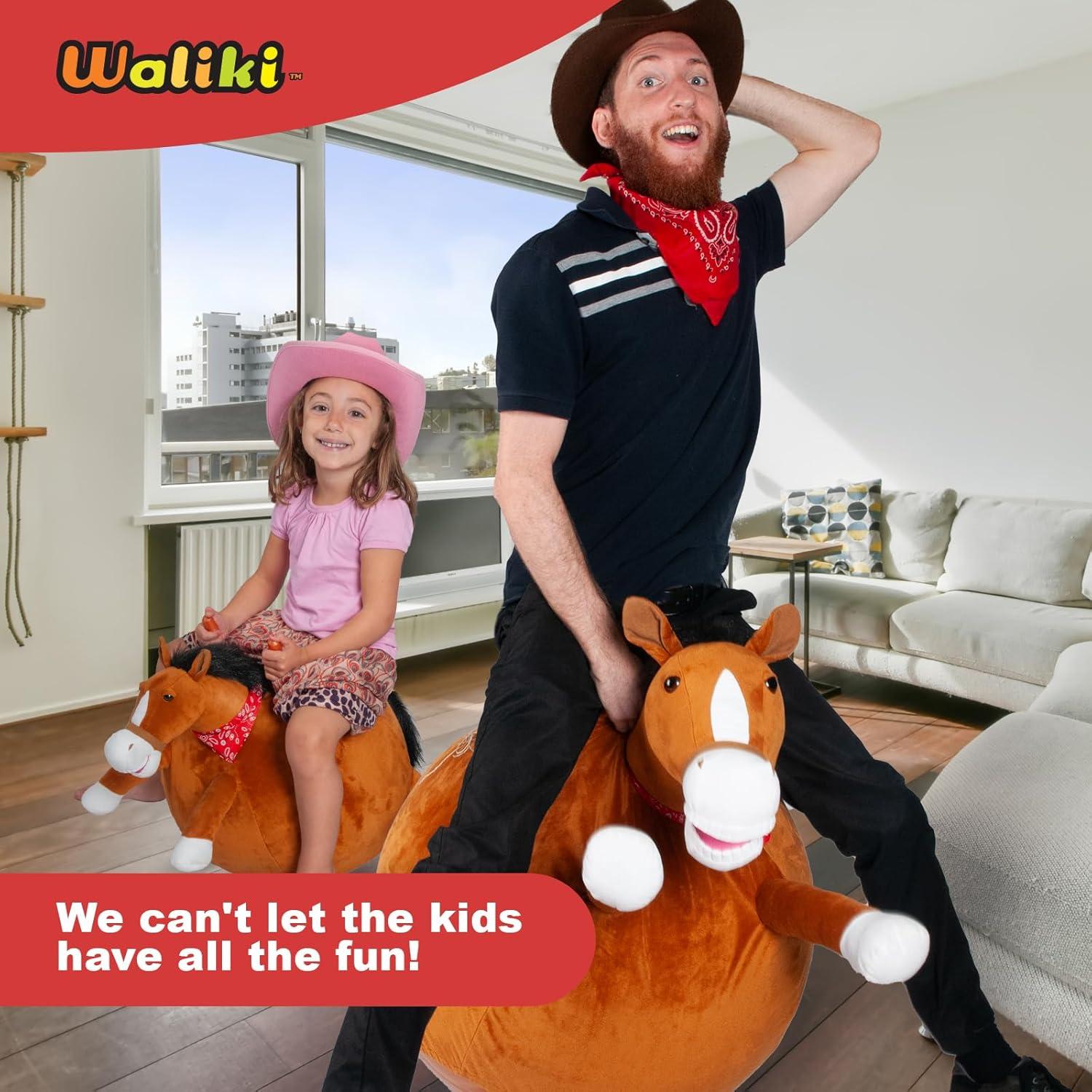 Bola Saltarina WALIKI Caballo para Adultos 13 a 101 Años