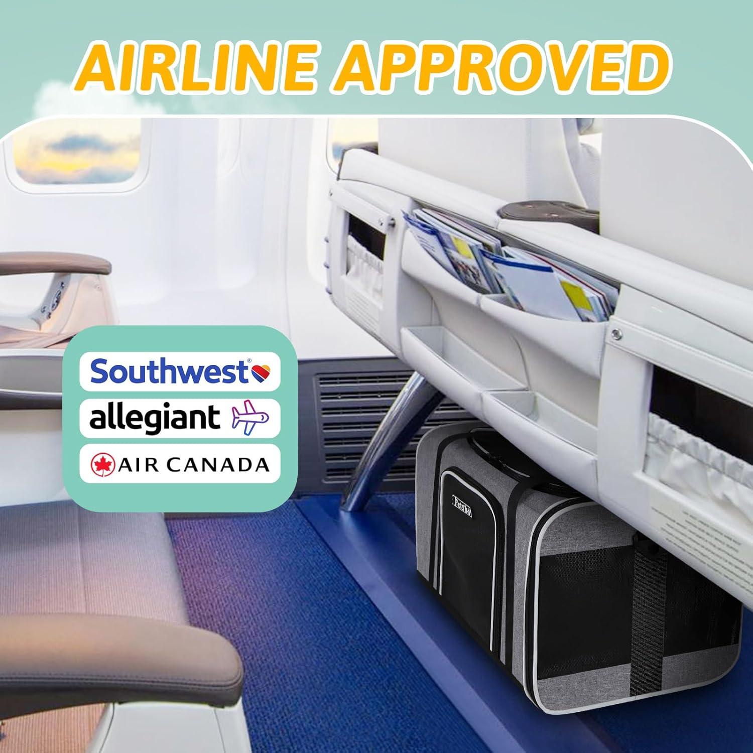 Transportín para Mascotas Petskd 43x33x24 cm Aprobado