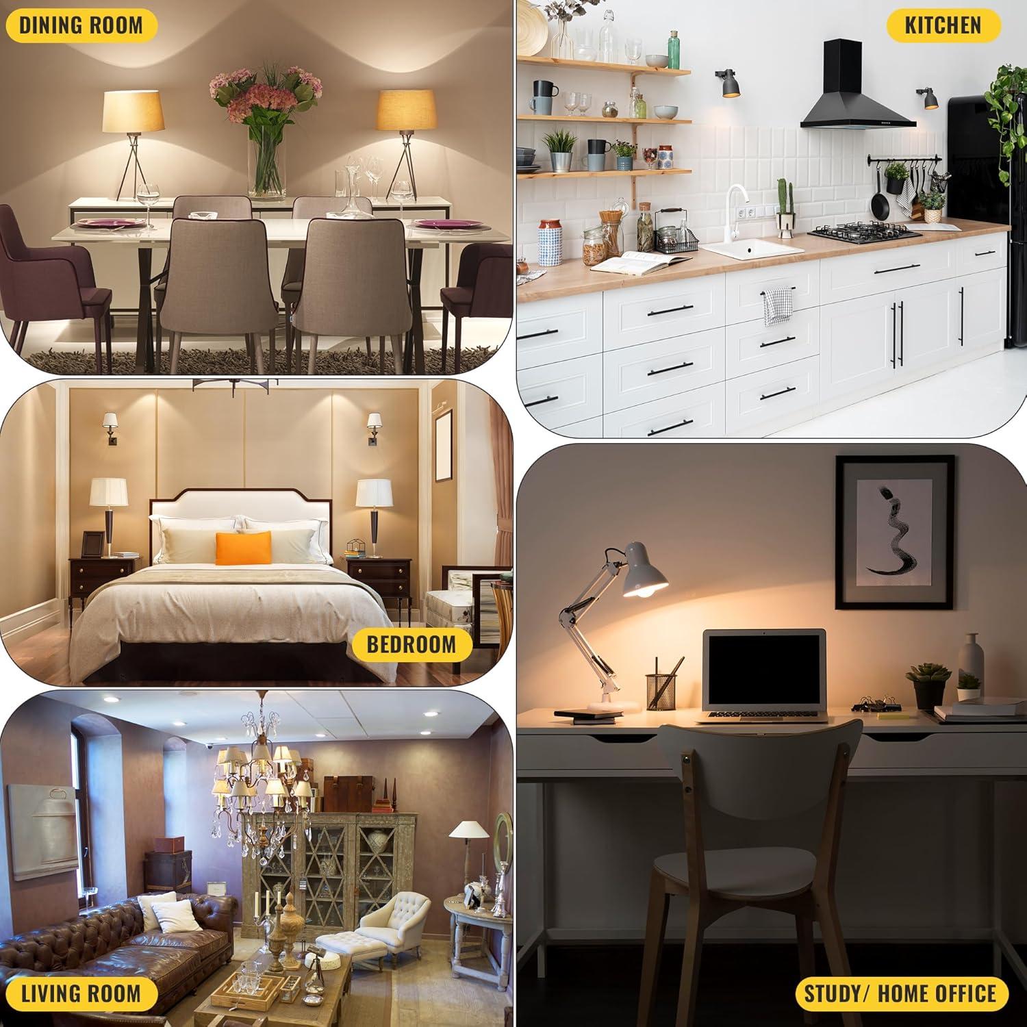 Bombillas LED Halco ProLed A19 9W 720 Lúmenes 6 Paquete