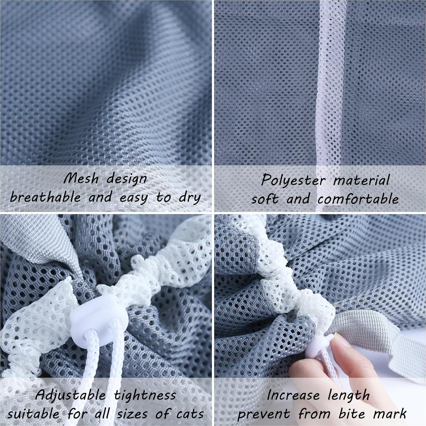 Bolsa de Baño para Gatos KlerRoem Ajustable 55.88x30.48cm