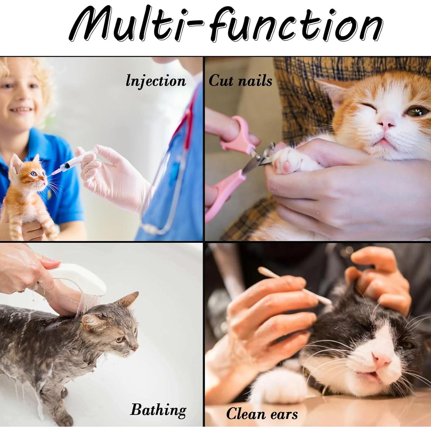 Bolsa de Baño para Gatos KlerRoem Ajustable 55.88x30.48cm