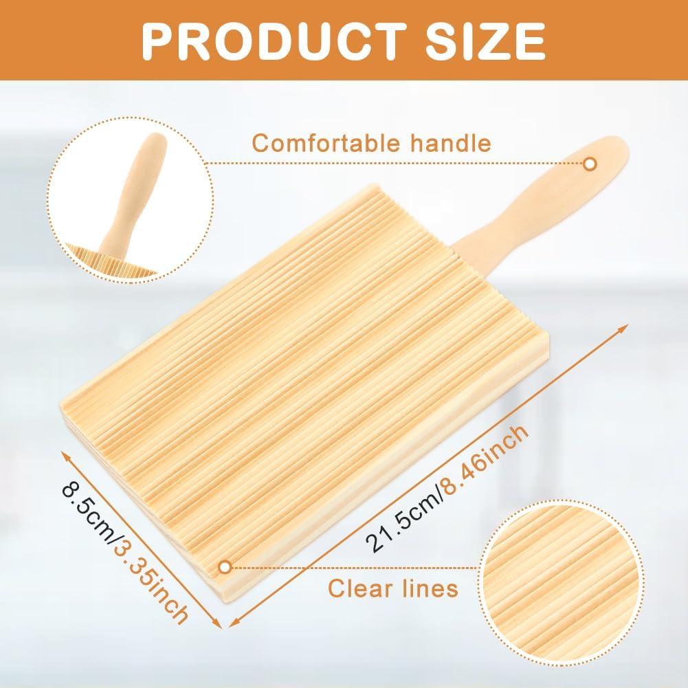 Tabla de Gnocchi de Madera Bibabala 21.5x8.5cm DIY