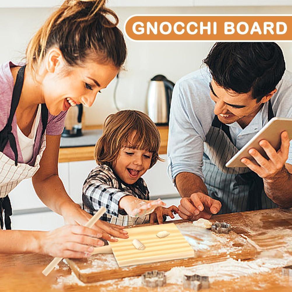 Tabla de Gnocchi de Madera Bibabala 21.5x8.5cm DIY