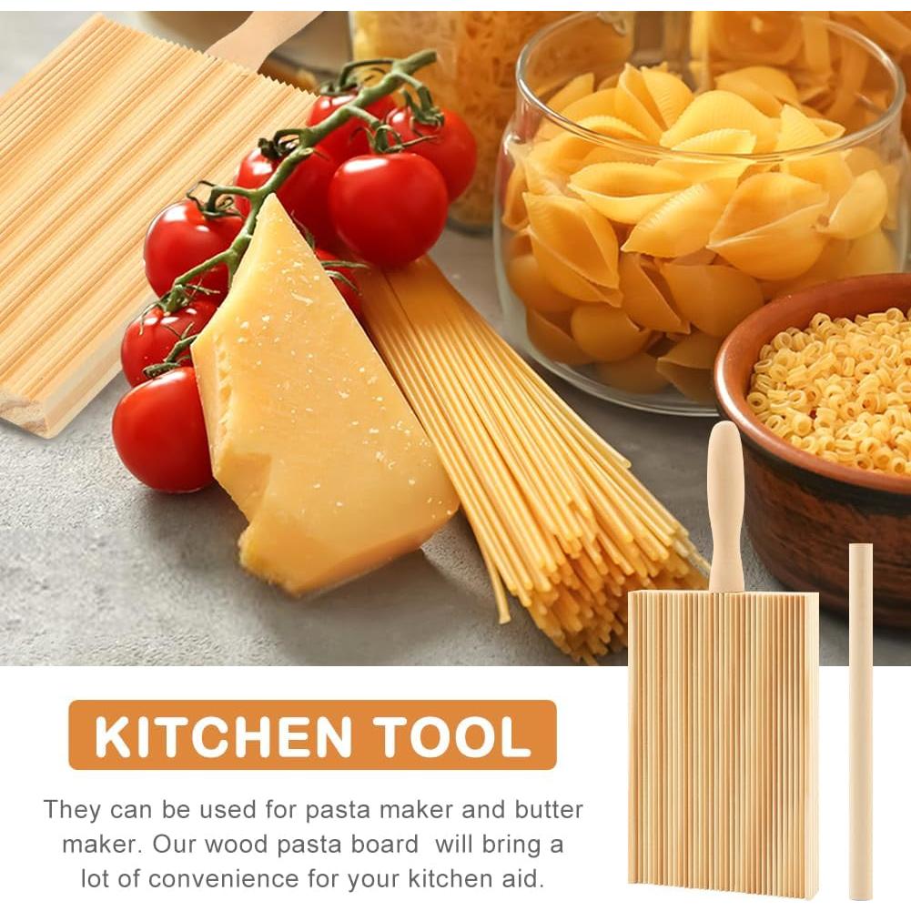 Tabla de Gnocchi de Madera Bibabala 21.5x8.5cm DIY