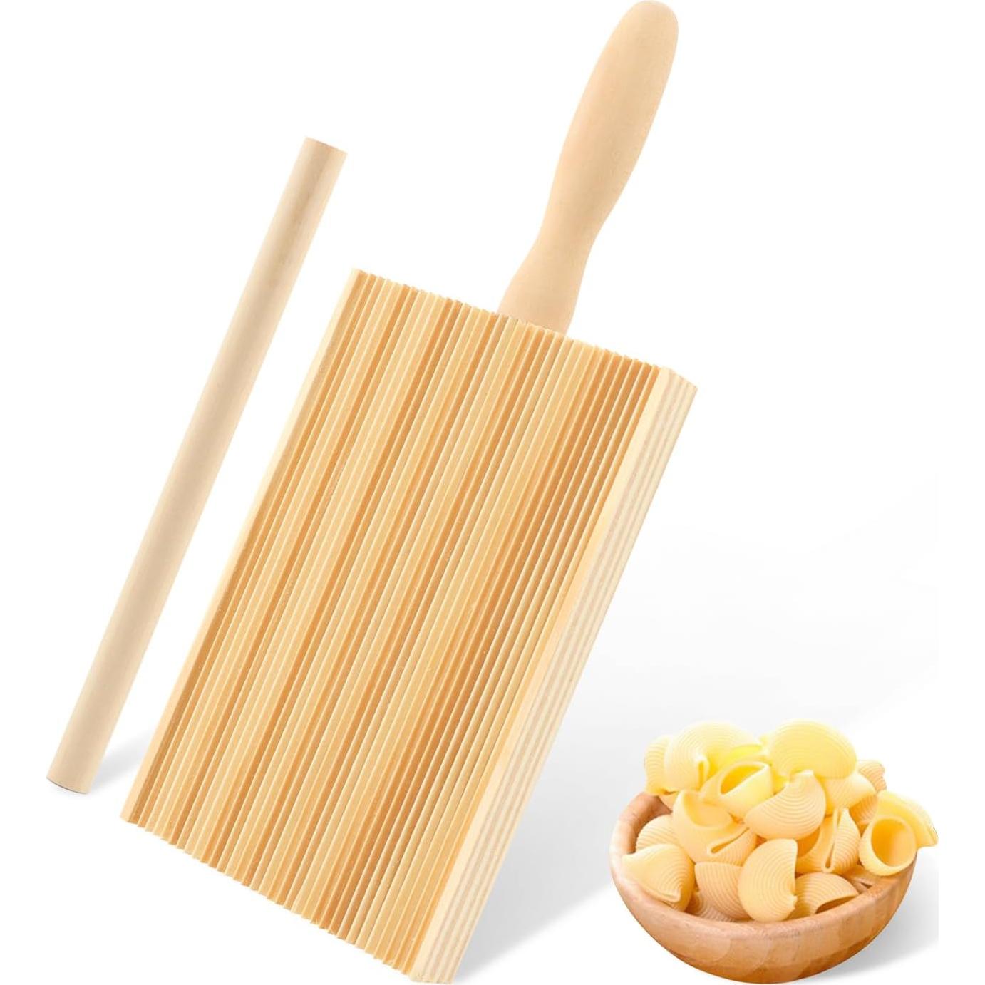 Tabla de Gnocchi de Madera Bibabala 21.5x8.5cm DIY