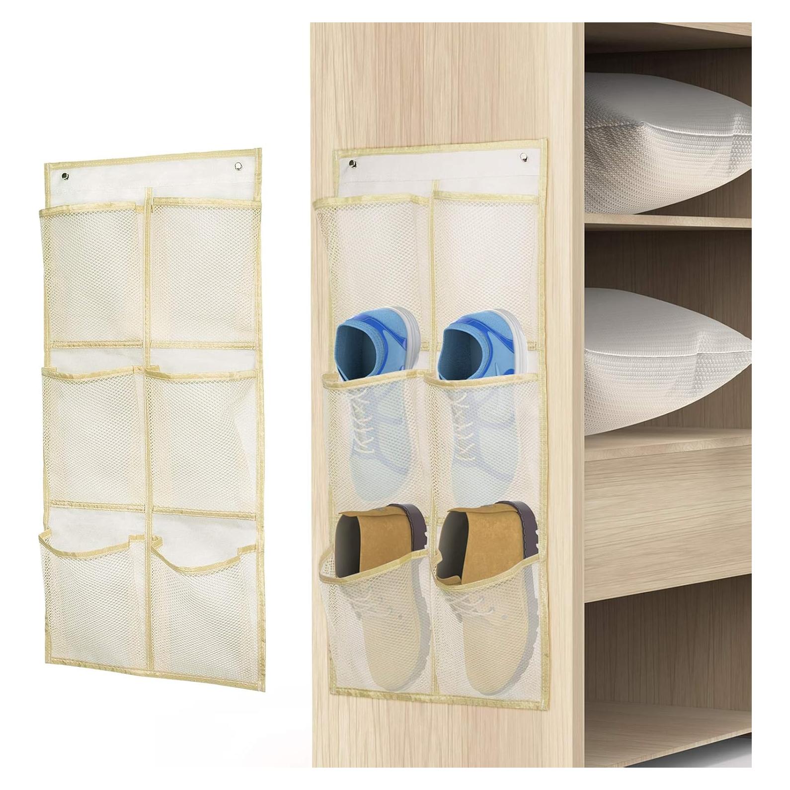Estante para zapatos montado en la pared Yocice 2Pack Beige