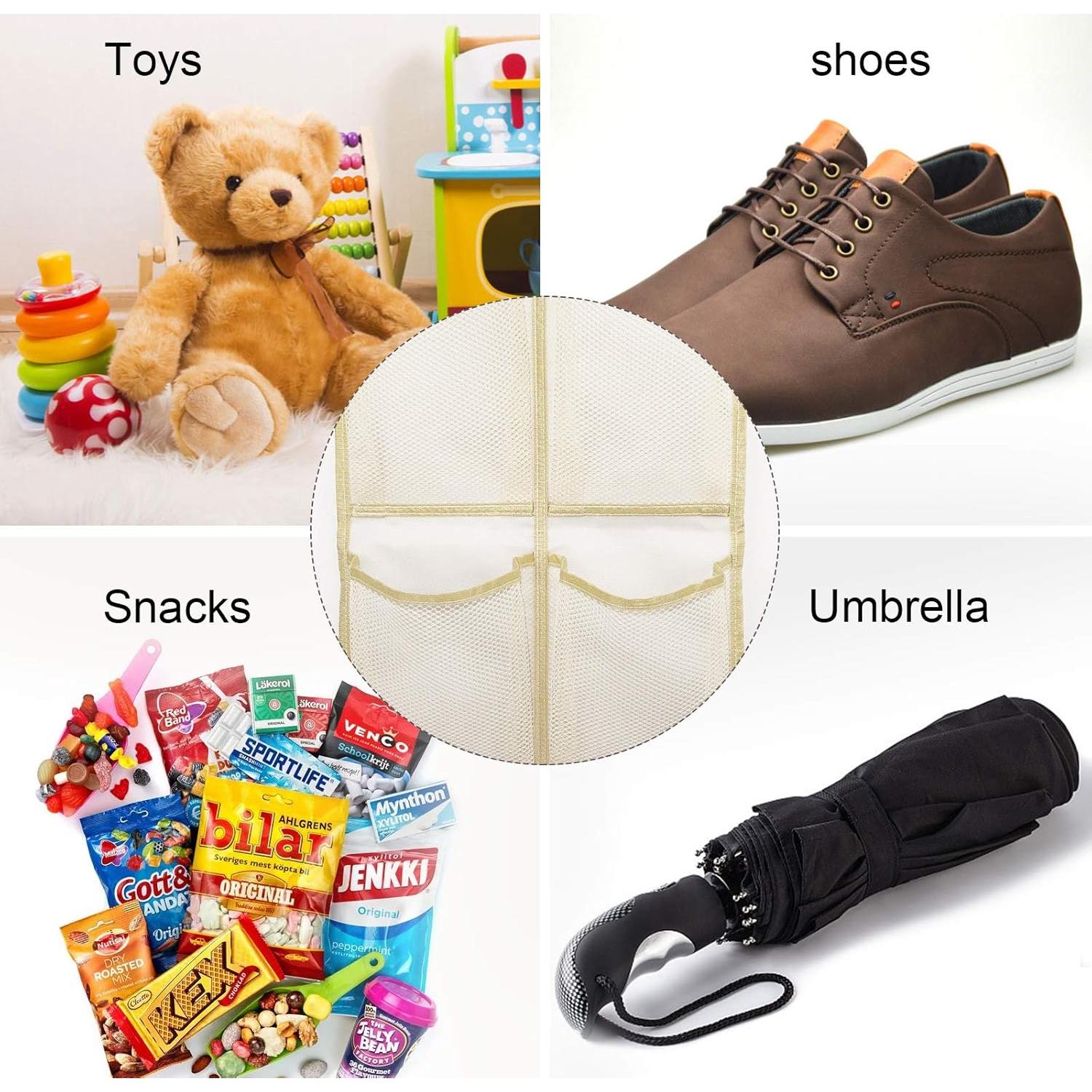 Estante para zapatos montado en la pared Yocice 2Pack Beige