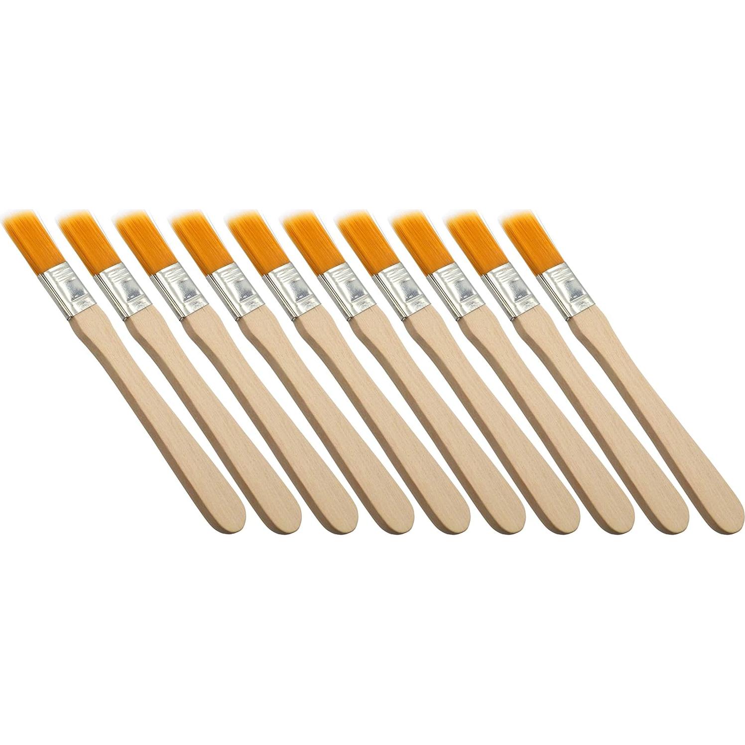 LBY Cepillo de Limpieza 10pcs 135mm Cerdas Naturales Madera