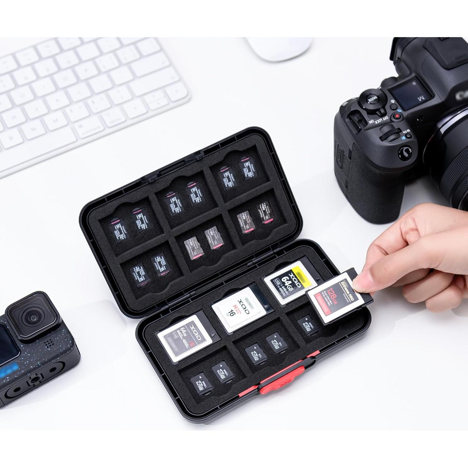 Estuche para Tarjetas XQD y MicroSD Jinjiacheng 36 Ranuras