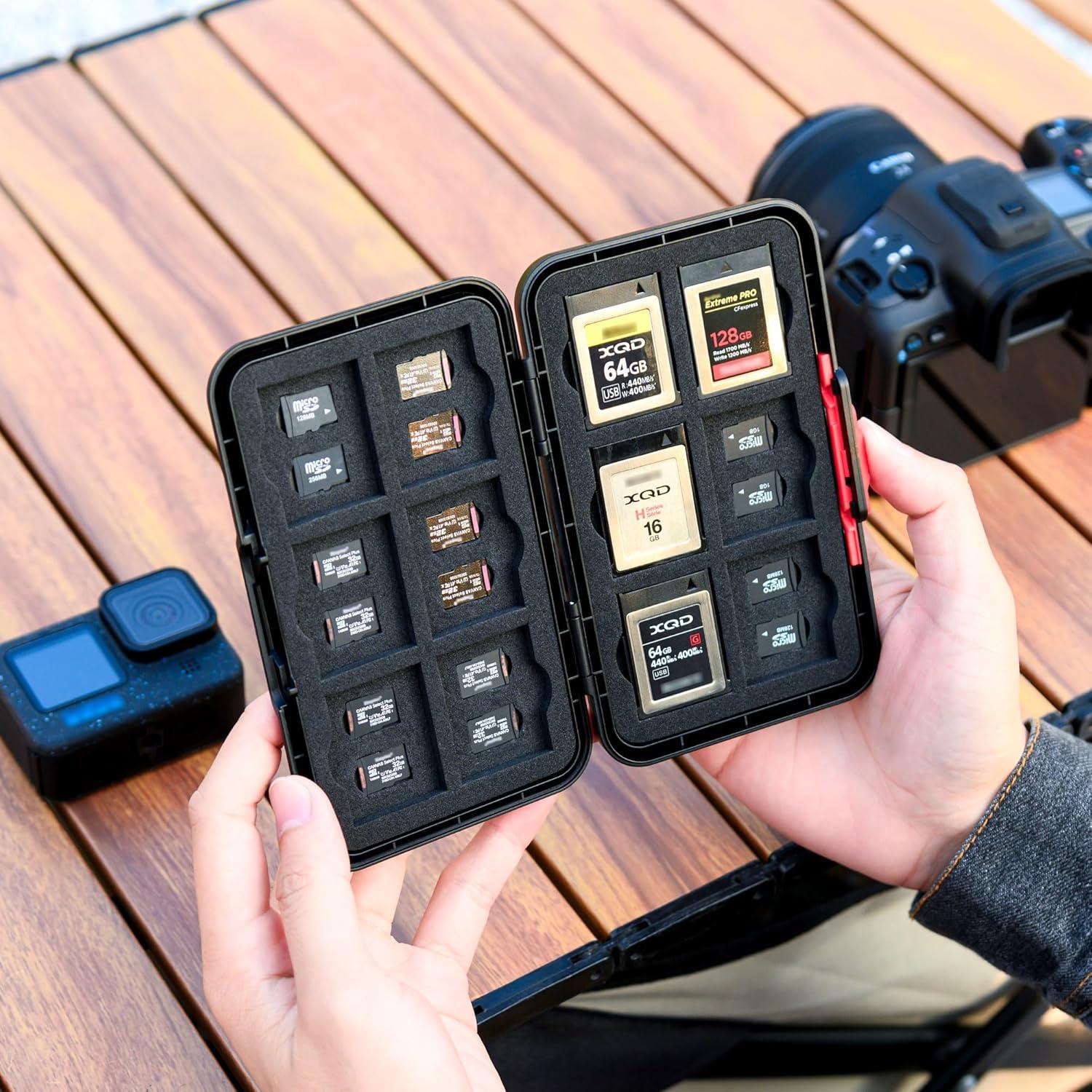 Estuche para Tarjetas XQD y MicroSD Jinjiacheng 36 Ranuras