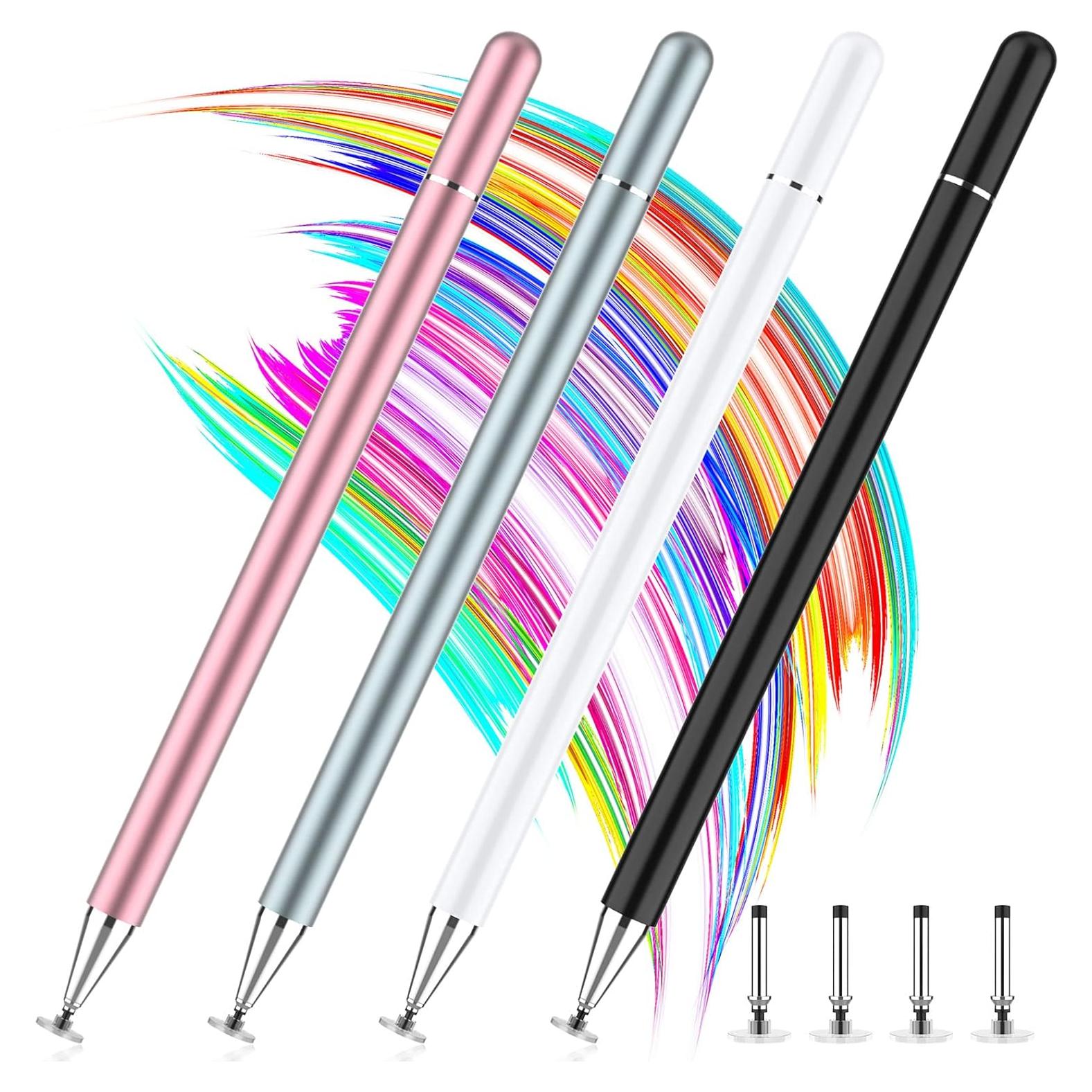 Lápices Stylus Universales CFDXK para Pantallas Táctiles - 4 Colores
