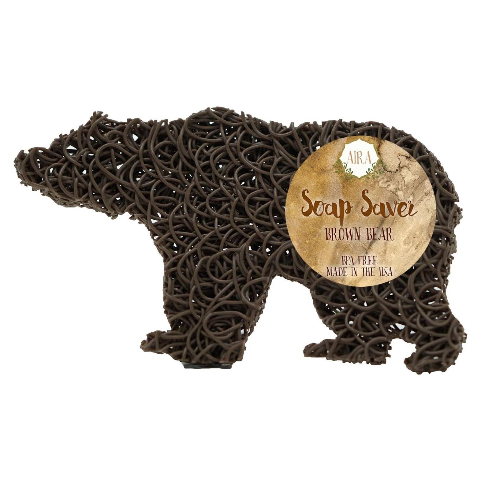 Aira Soap Saver - Soporte para Jabón Bioplástico - Oso