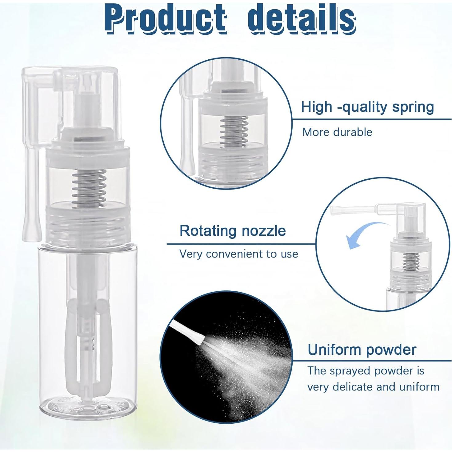 Botellas de Spray de Purpurina KALIONE 35ml y 14ml Reutilizables