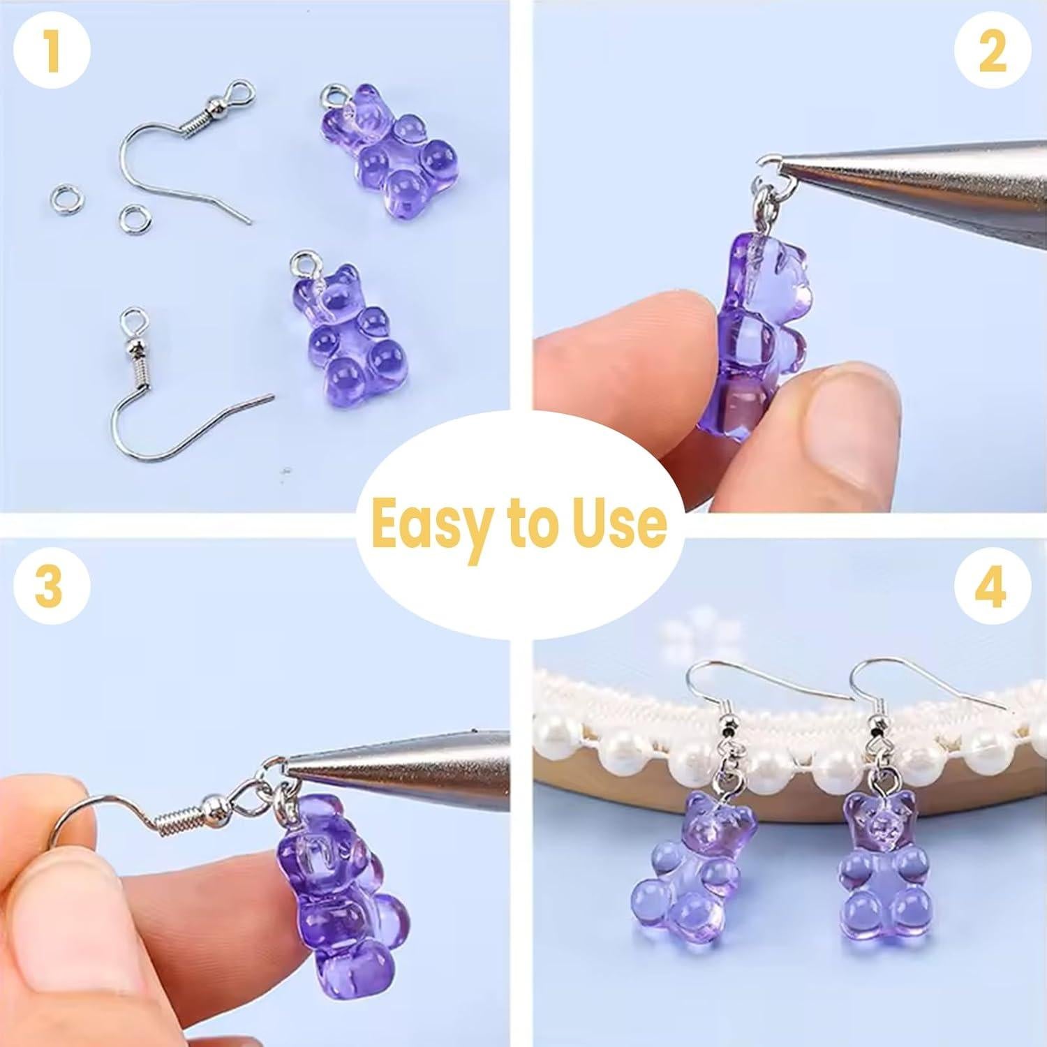 Kit de Ganchos para Aretes Hipoalergénicos Oro 600 Piezas