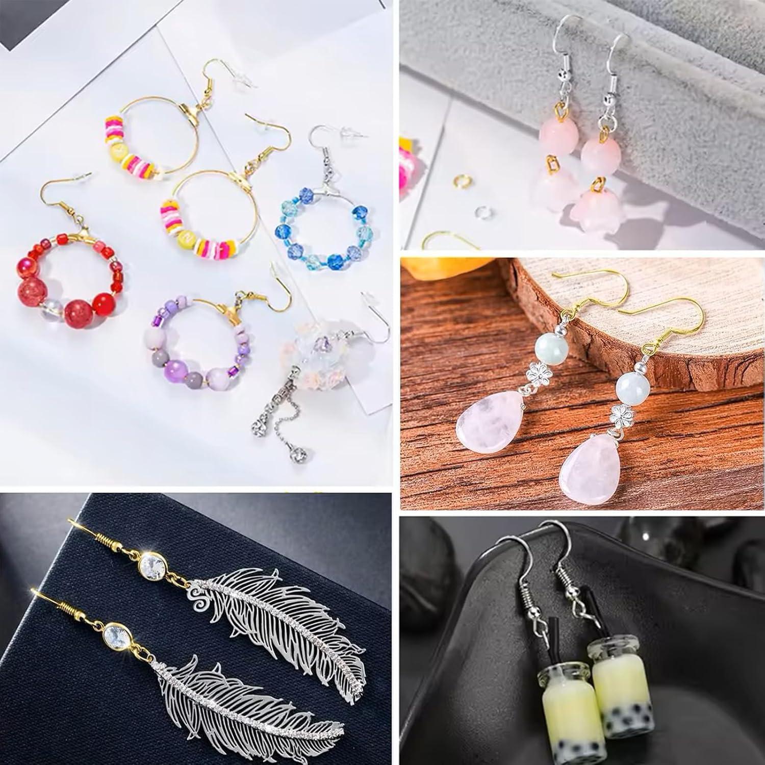 Kit de Ganchos para Aretes Hipoalergénicos Oro 600 Piezas