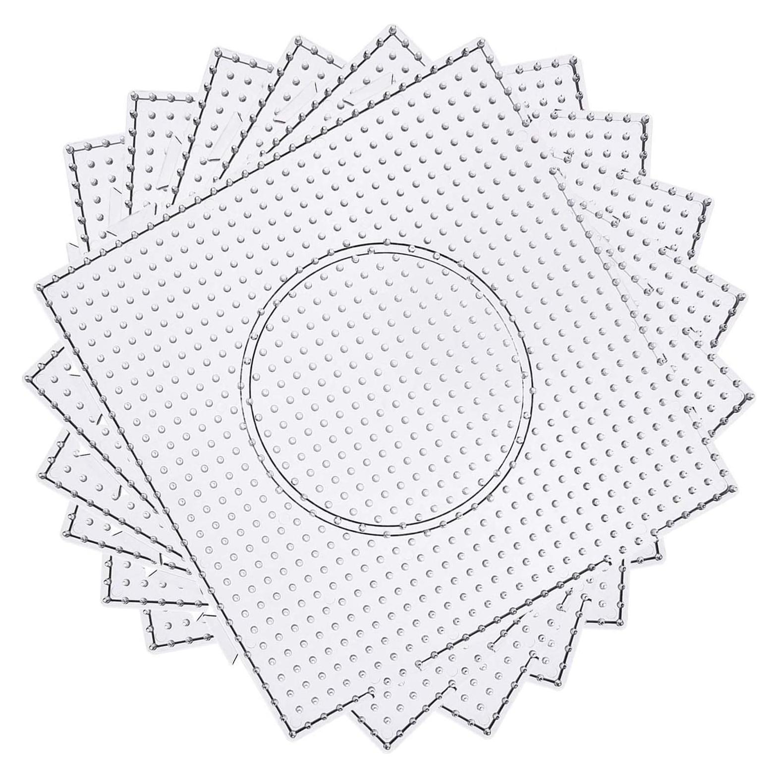 Tableros de Perlas de Fusible H&W 4PCS 14.5x14.5cm