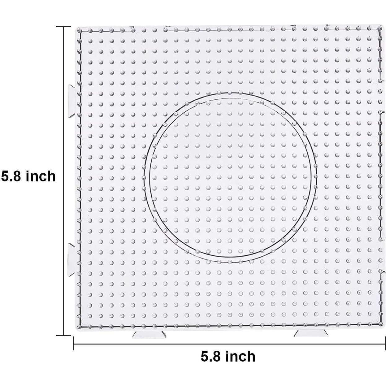 Tableros de Perlas de Fusible H&W 4PCS 14.5x14.5cm