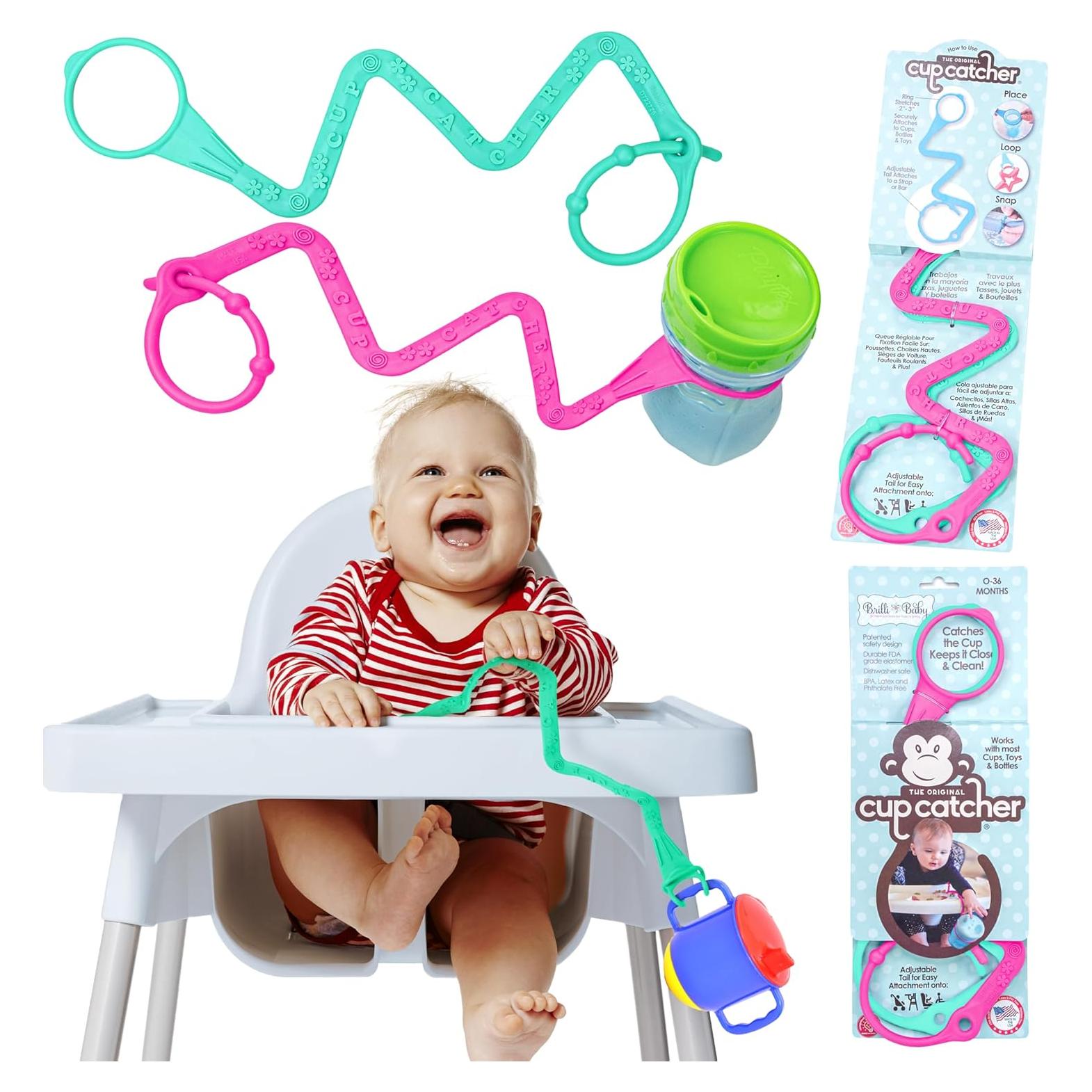 Brilli Baby Cup Catcher Correa Antivuelco Grado Alimenticio