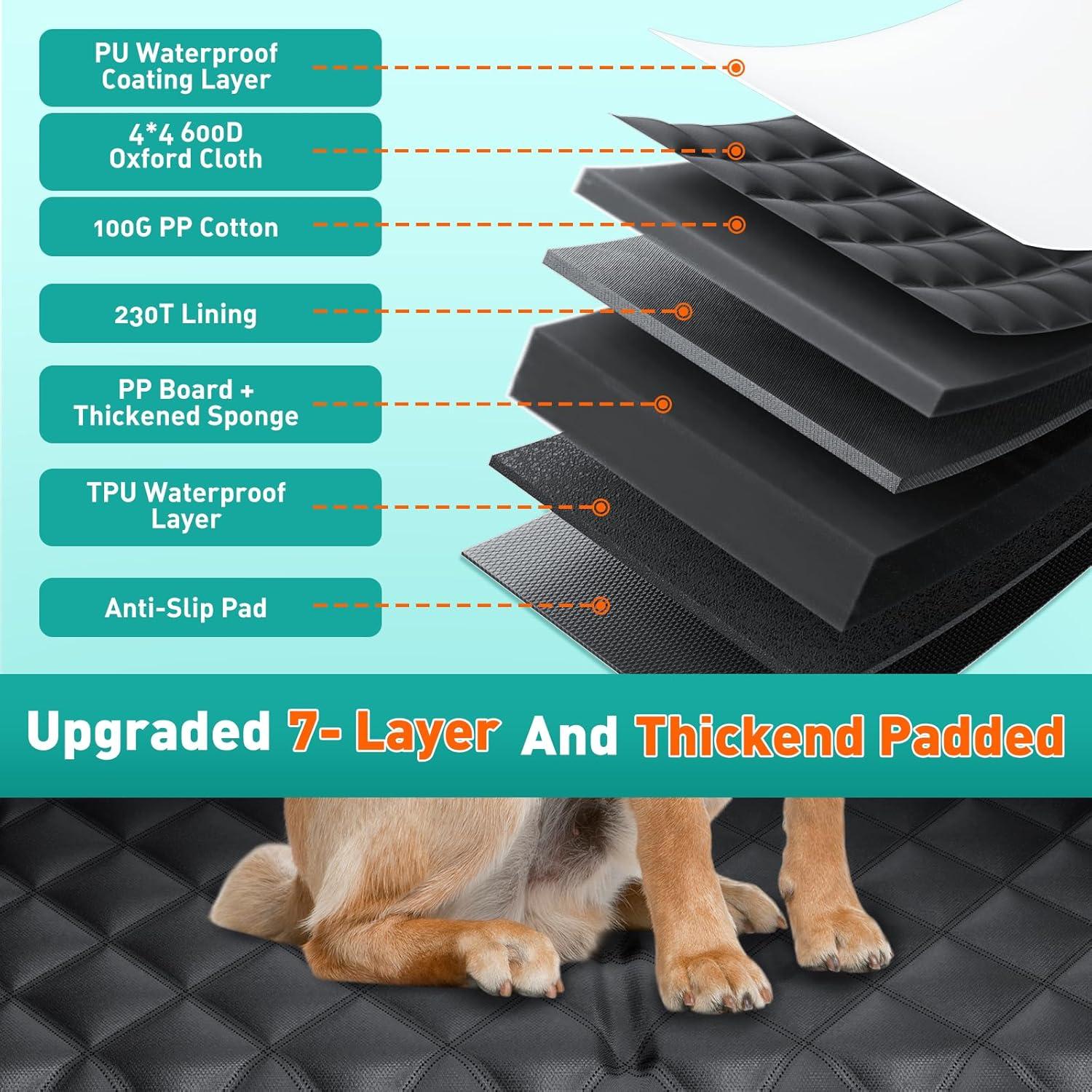 Funda de Asiento Trasero para Perros HikeSeptPals Hike001 Impermeable