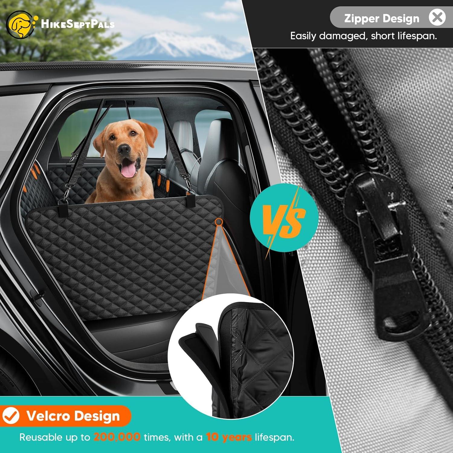 Funda de Asiento Trasero para Perros HikeSeptPals Hike001 Impermeable